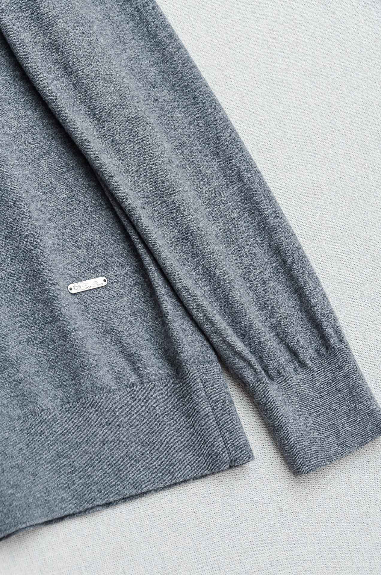 lP🆕 FW进口羊毛混纺面料男士翻领长袖毛衫#采用:46.3%腈纶+20%棉+16.9%锦纶+14.7%