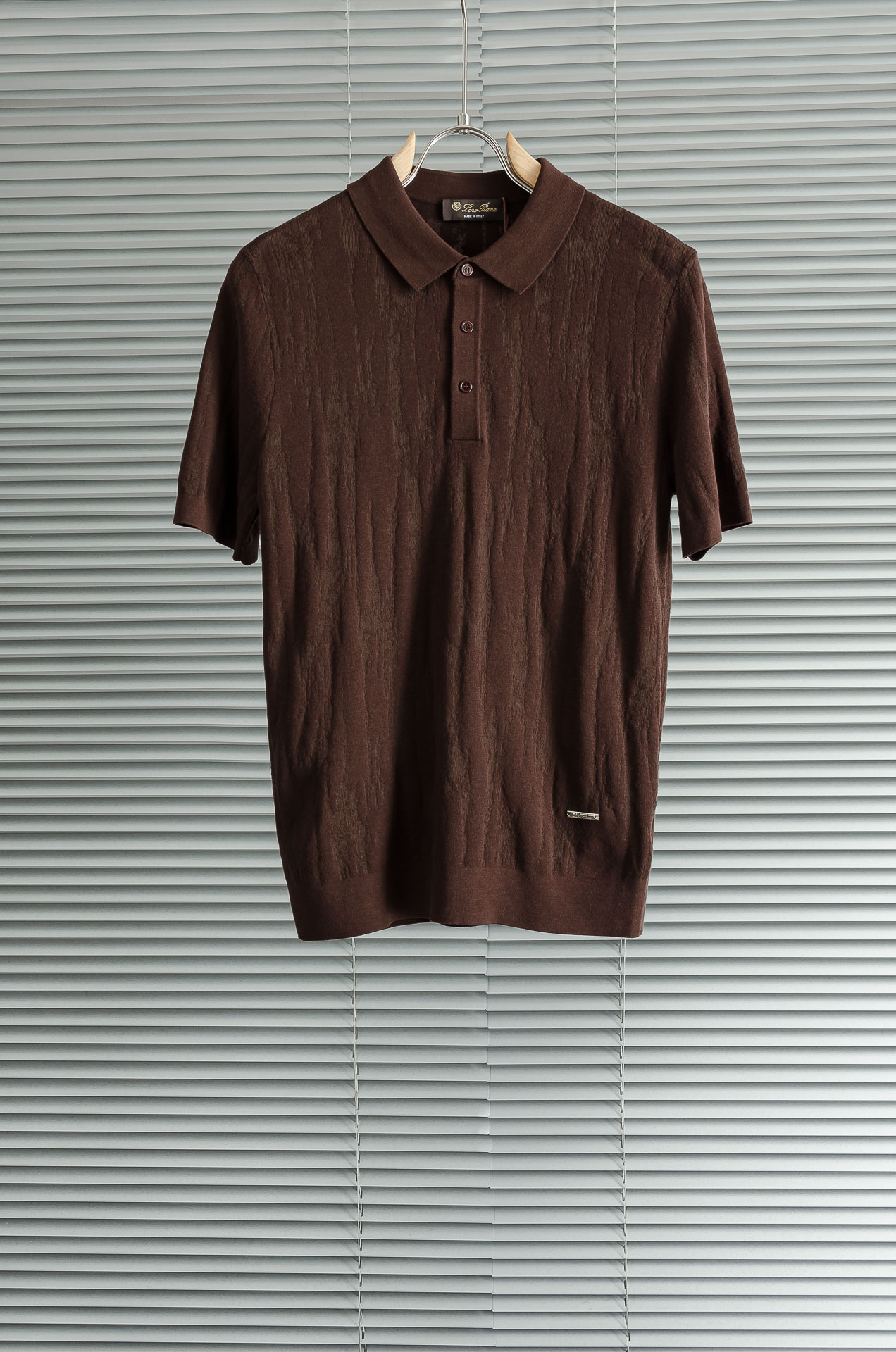 lP🆕 FW秋冬最新桑蚕丝混纺面料！上身保暖舒适亲肤男士翻领短袖针织T恤衫男人的衣橱必备单品！我想这是每