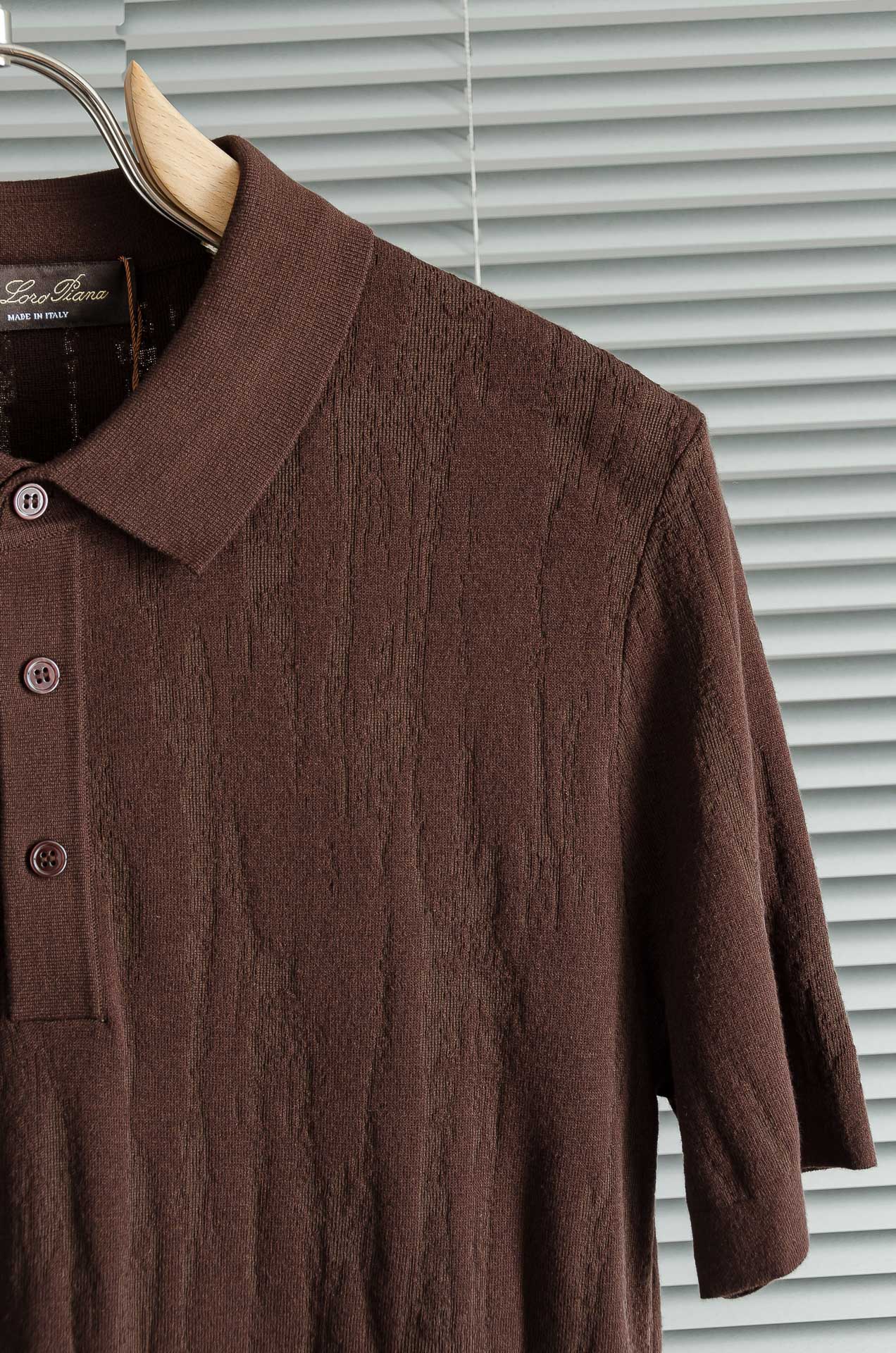 lP🆕 FW秋冬最新桑蚕丝混纺面料！上身保暖舒适亲肤男士翻领短袖针织T恤衫男人的衣橱必备单品！我想这是每