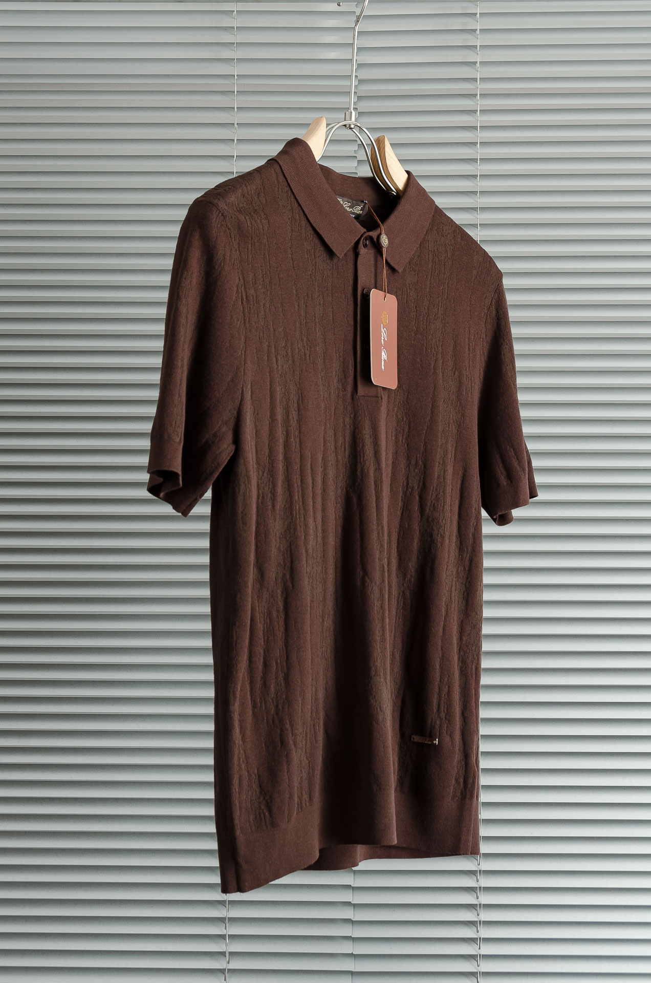 lP🆕 FW秋冬最新桑蚕丝混纺面料！上身保暖舒适亲肤男士翻领短袖针织T恤衫男人的衣橱必备单品！我想这是每