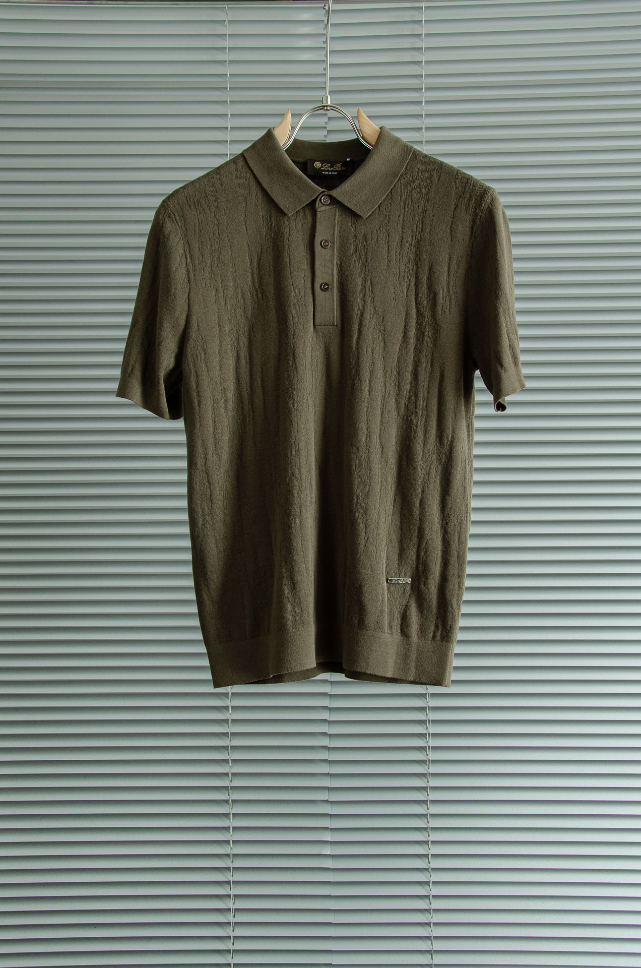 lP🆕 FW秋冬最新桑蚕丝混纺面料！上身保暖舒适亲肤男士翻领短袖针织T恤衫男人的衣橱必备单品！我想这是每