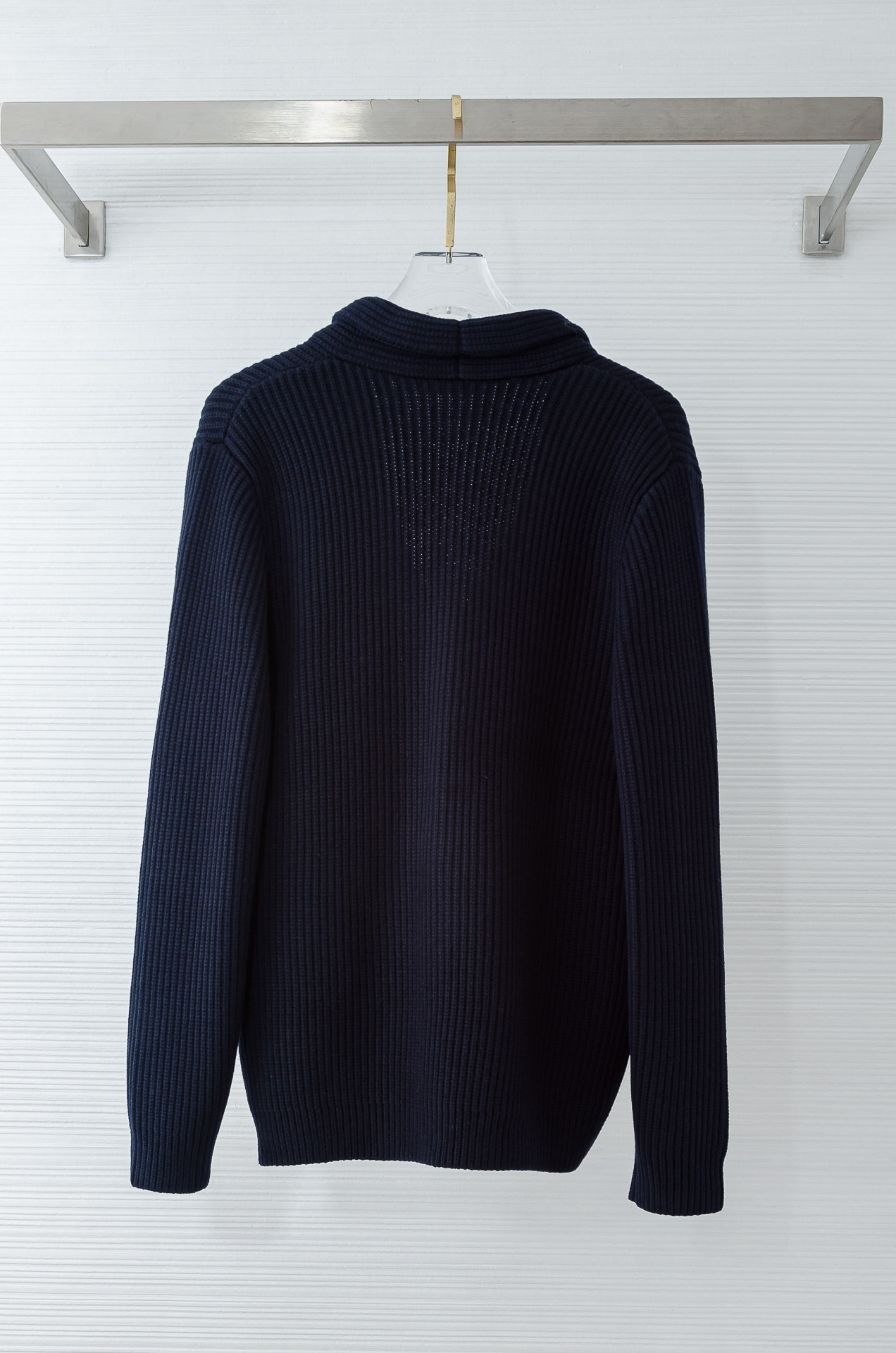 PRA* DA 普拉达 2025FW秋冬新品高端品质顶级版本 ！男士高端简约羊绒羊毛混纺开衫毛衣/羊毛衫