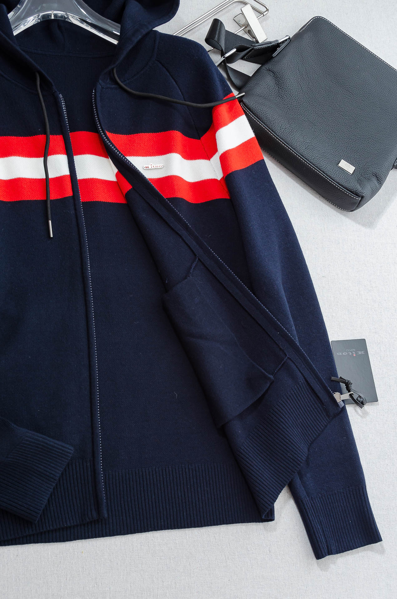 Kit#on 2025秋冬新品高端品质顶级版本 ！男士高端简约羊绒羊毛混纺开衫毛衣/羊毛衫# 高端Cou