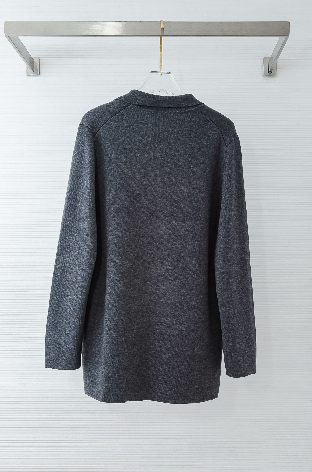 Loro*Piana 2025//秋冬新品高端品质顶级版本 ！男士高端简约羊绒羊毛混纺中长款开衫毛衣/羊