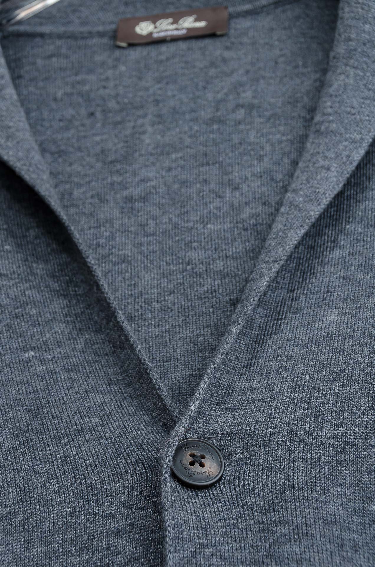 Loro*Piana 2025//秋冬新品高端品质顶级版本 ！男士高端简约羊绒羊毛混纺中长款开衫毛衣/羊