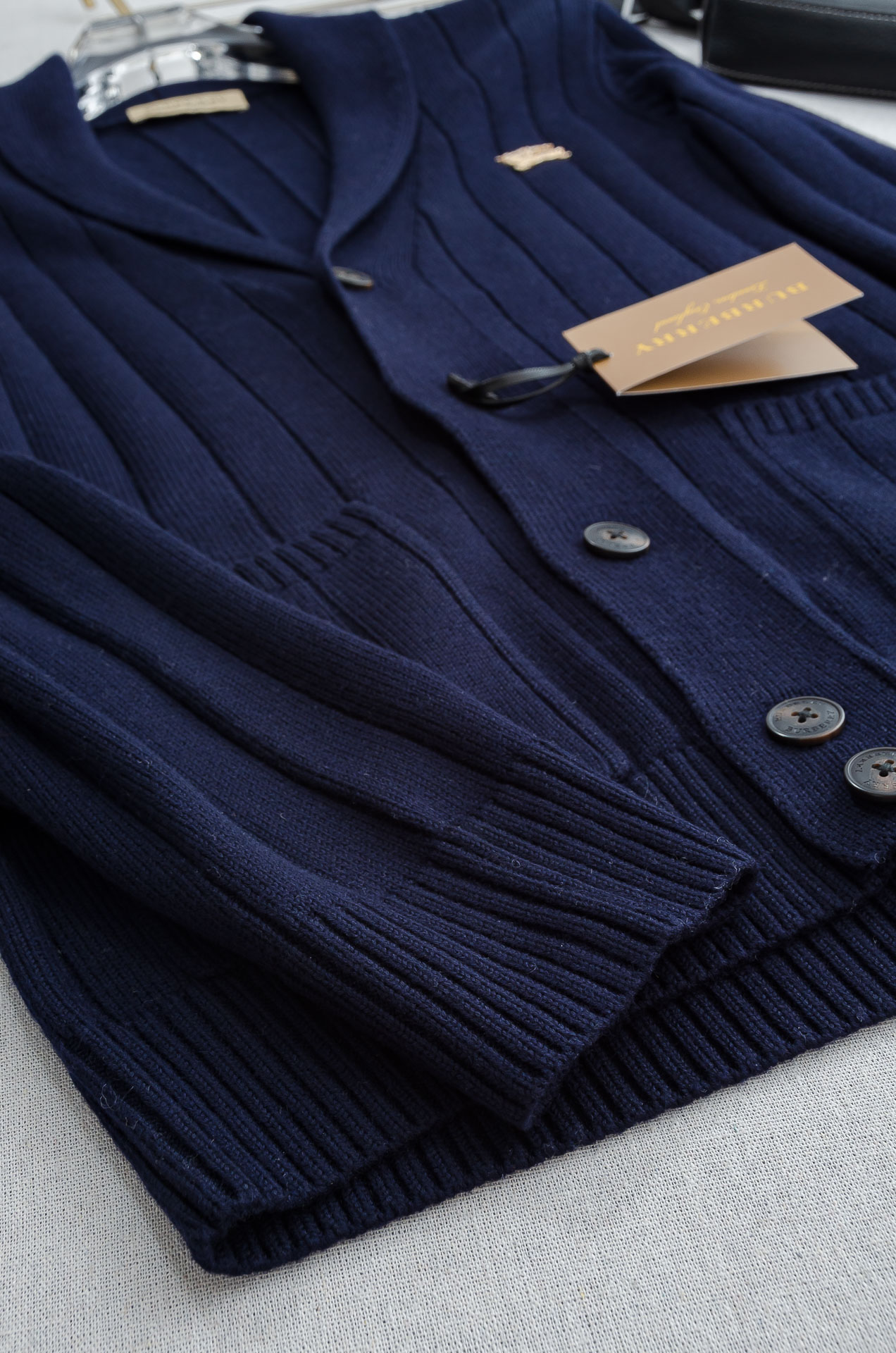 BUR＊BERRY巴宝＊莉25FW高端品质顶级版本 ！男士高端简约羊绒羊毛混纺开衫毛衣/羊毛衫#25年F