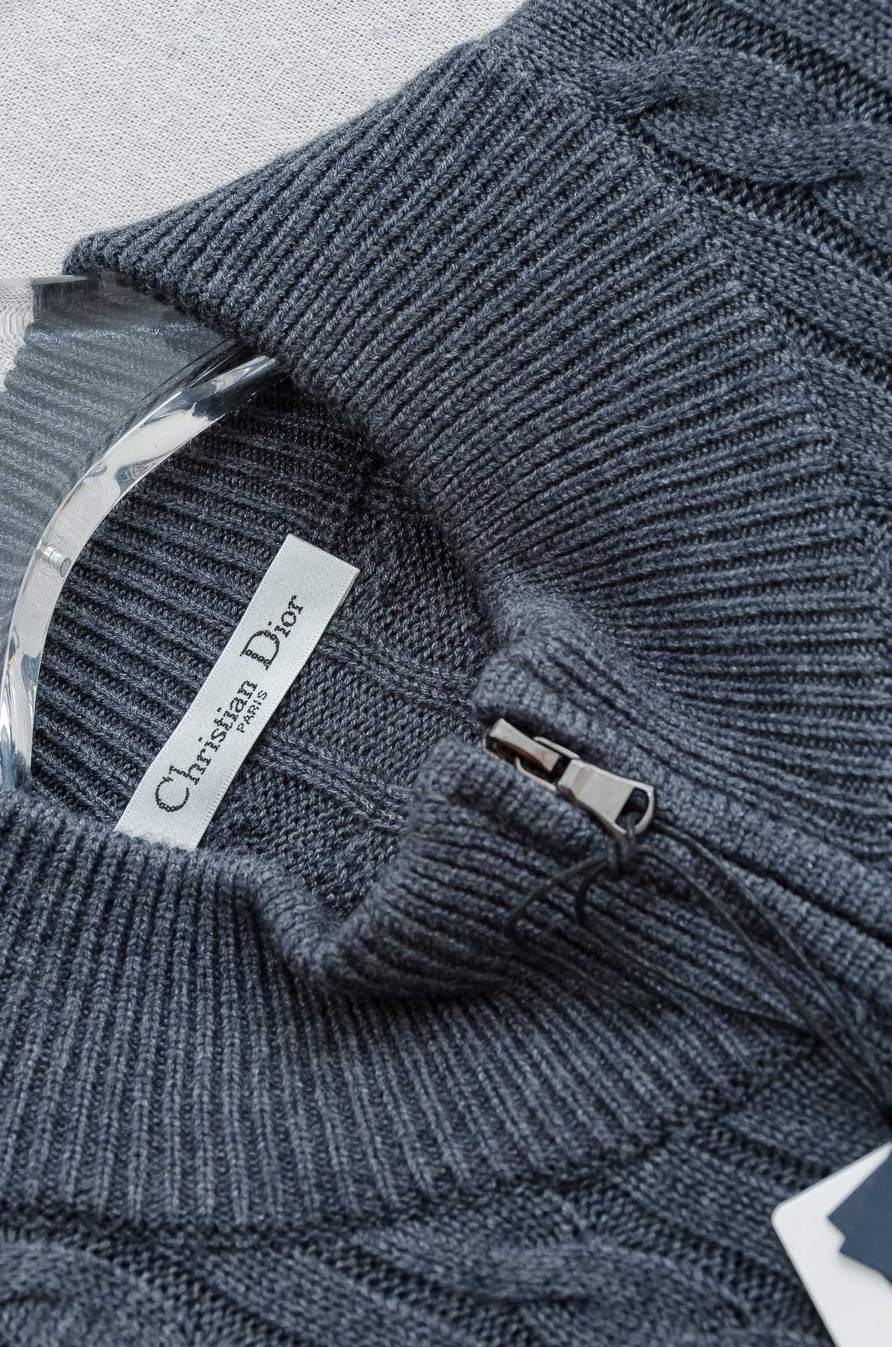 Di＊or 迪/奥 2025FW秋冬新品高端品质顶级版本 ！男士高端简约羊绒羊毛混纺开衫毛衣/羊毛衫# 