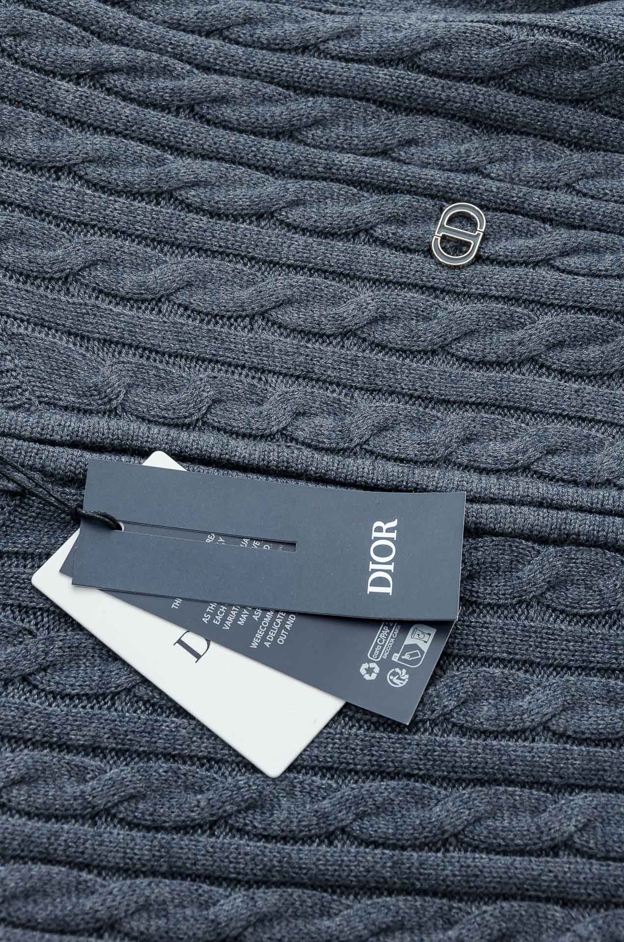 Di＊or 迪/奥 2025FW秋冬新品高端品质顶级版本 ！男士高端简约羊绒羊毛混纺开衫毛衣/羊毛衫# 