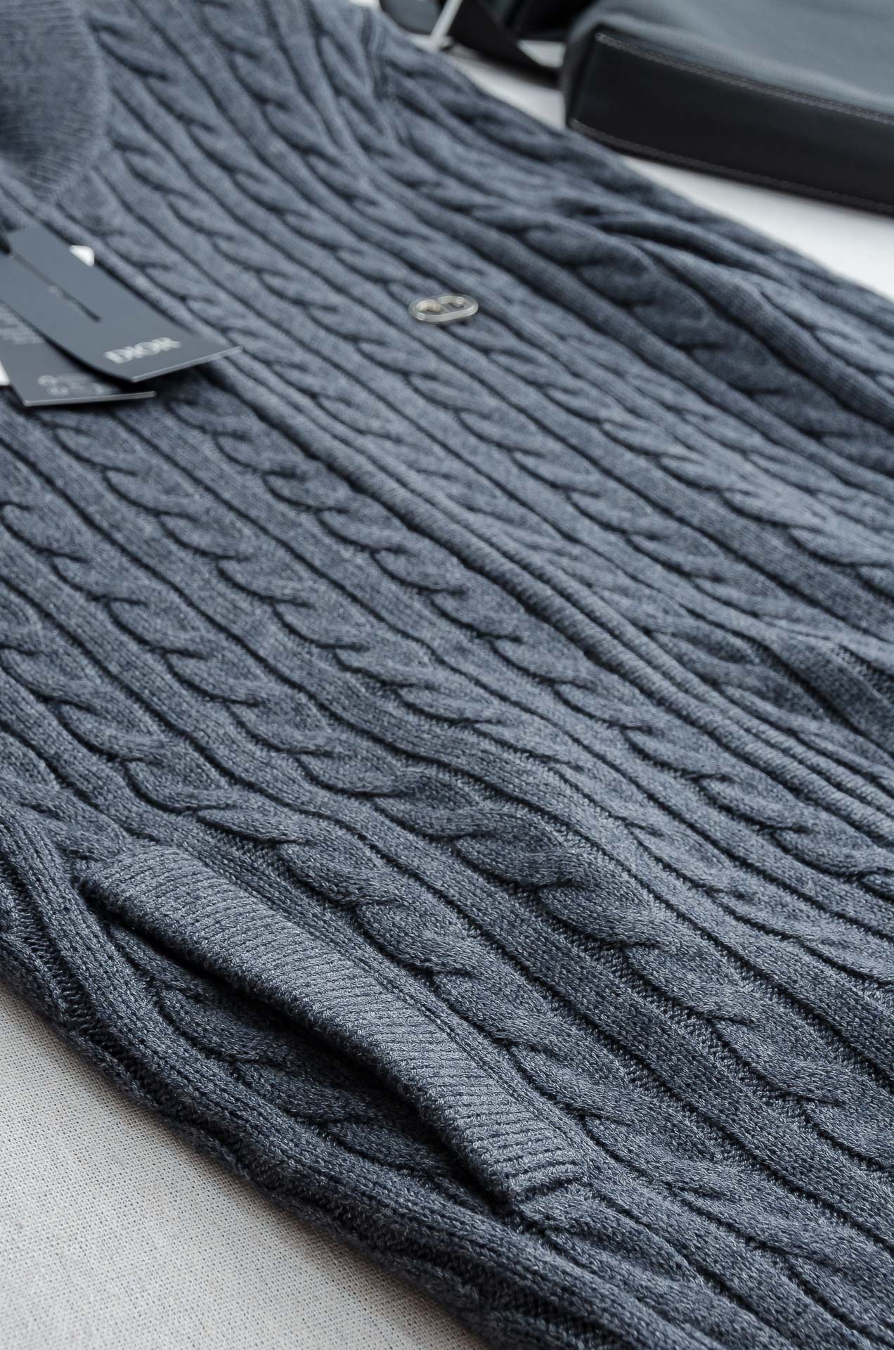 Di＊or 迪/奥 2025FW秋冬新品高端品质顶级版本 ！男士高端简约羊绒羊毛混纺开衫毛衣/羊毛衫# 