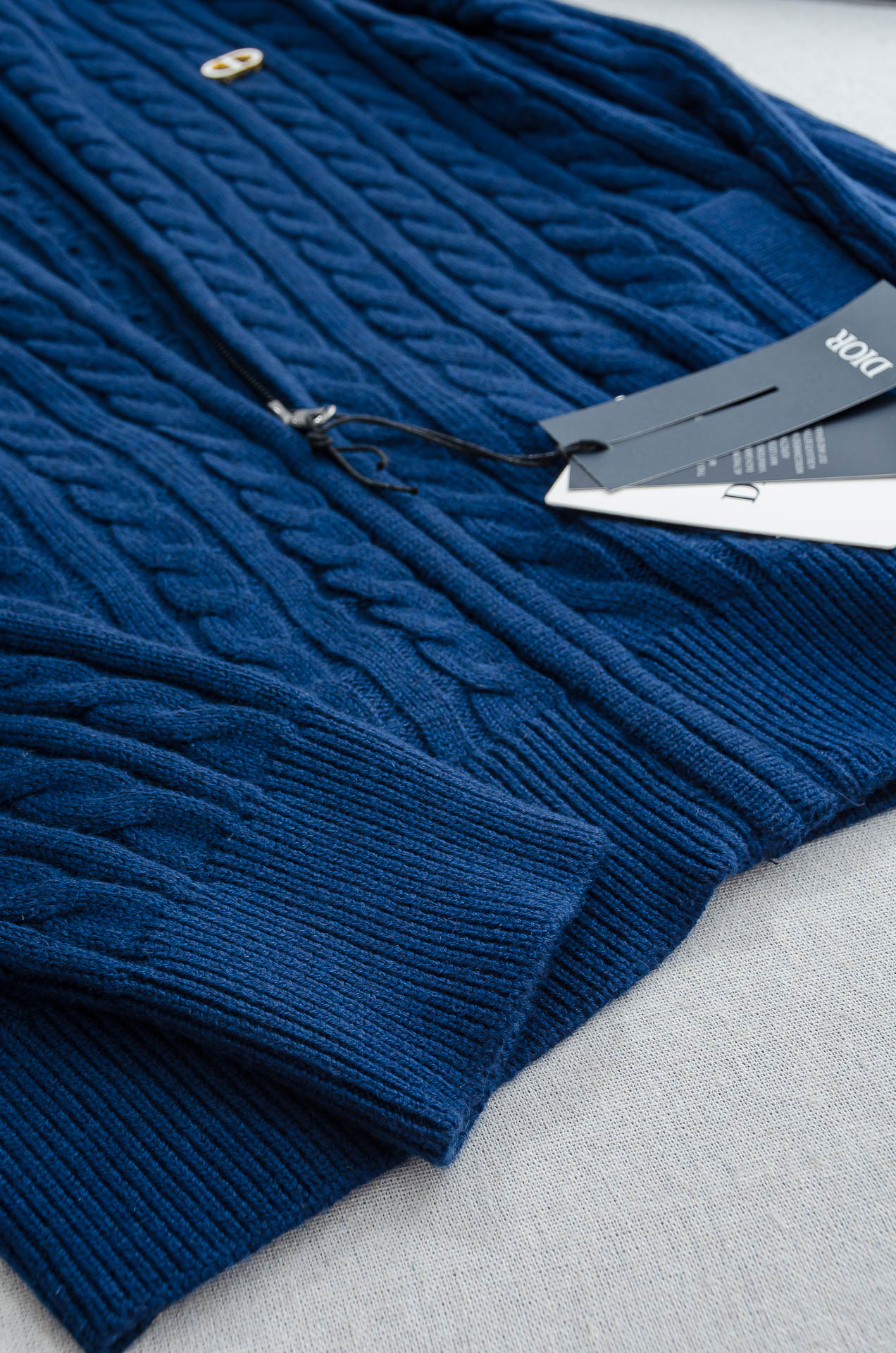 Di＊or 迪/奥 2025FW秋冬新品高端品质顶级版本 ！男士高端简约羊绒羊毛混纺开衫毛衣/羊毛衫# 