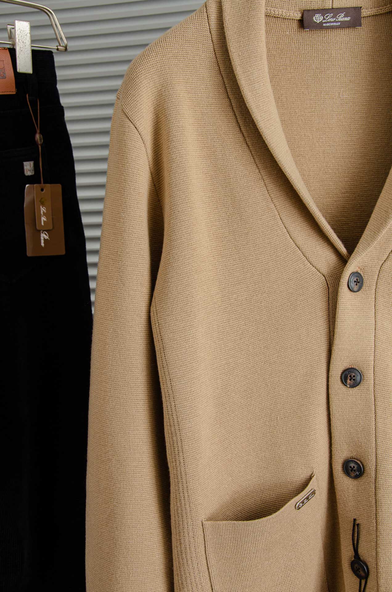 Loro*Piana / lP🆕 //秋冬新品高端品质顶级版本 ！男士高端简约羊绒羊毛混纺开衫毛衣/羊毛