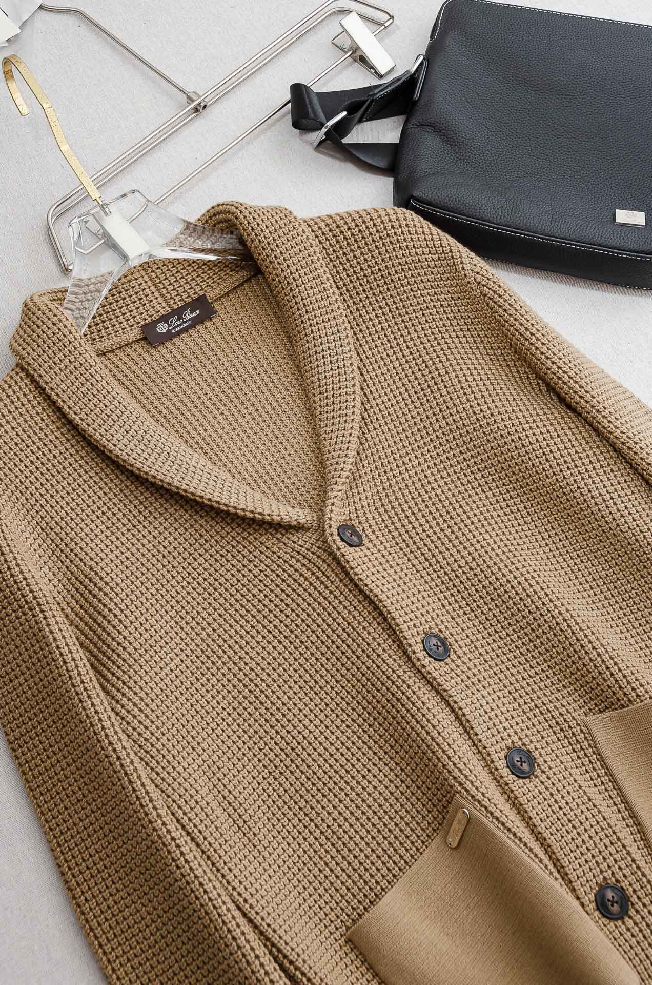 Loro*Piana / lP🆕 //秋冬新品高端品质顶级版本 ！男士高端简约羊绒羊毛混纺开衫毛衣/羊毛