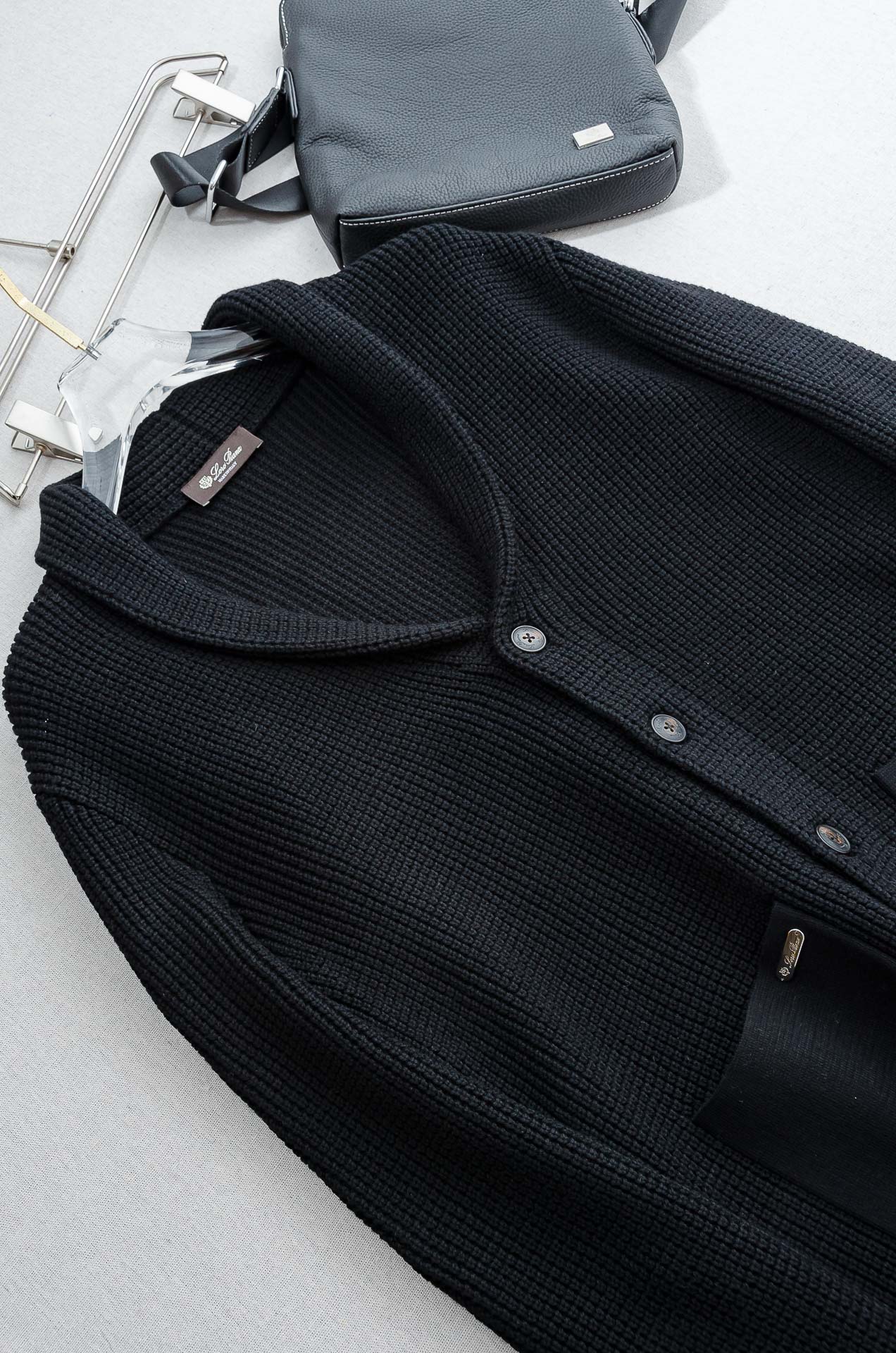 Loro*Piana / lP🆕 //秋冬新品高端品质顶级版本 ！男士高端简约羊绒羊毛混纺开衫毛衣/羊毛