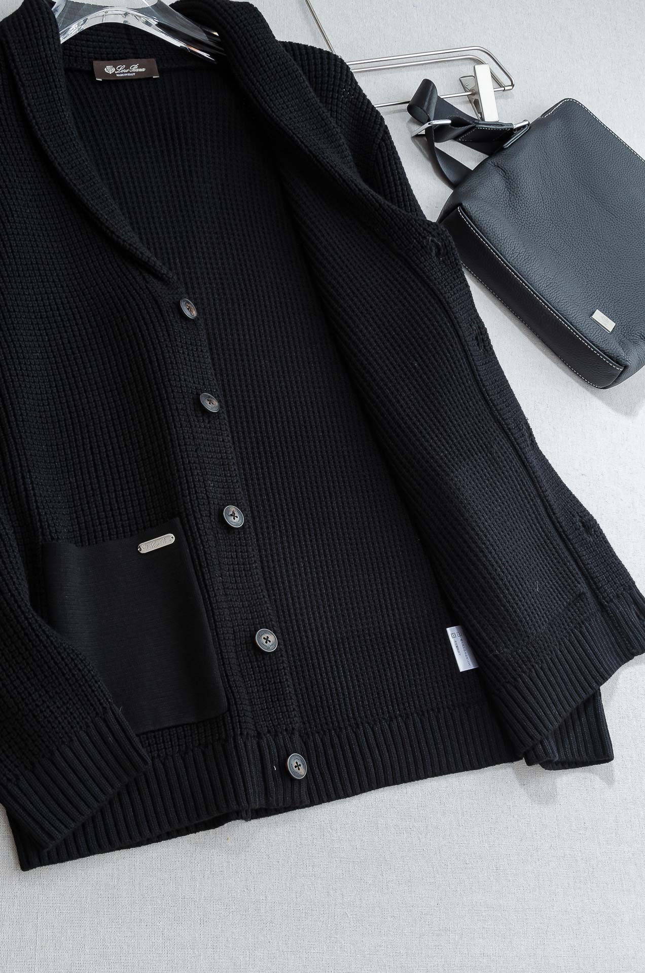 Loro*Piana / lP🆕 //秋冬新品高端品质顶级版本 ！男士高端简约羊绒羊毛混纺开衫毛衣/羊毛