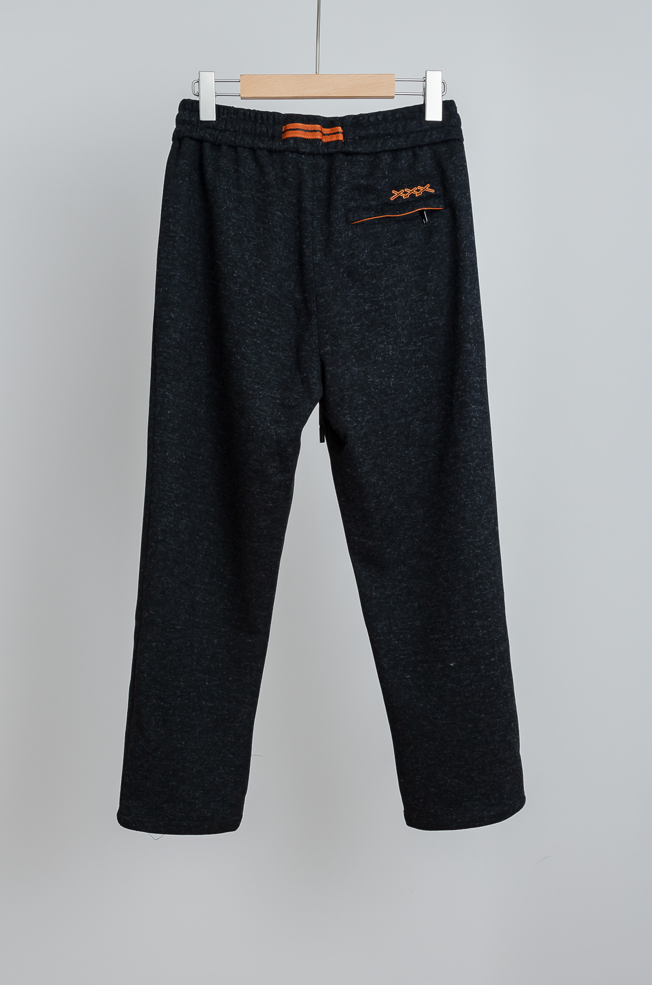 ☀️☀️zeg#na2025FW 松紧腰羊毛混纺休闲裤#适度量感的微廓版型，质地挺括有骨，风格松弛有度，