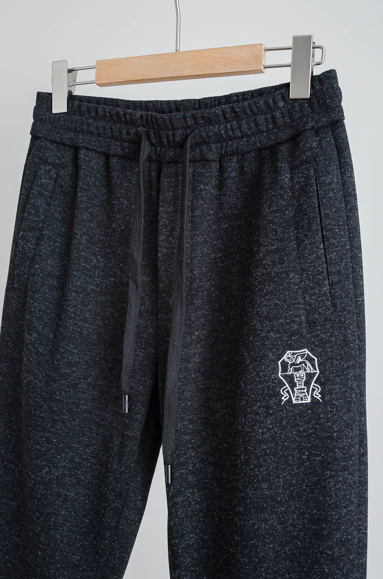 ☀️☀️Brun*ello Cucin*elli 2025FW 松紧腰羊毛混纺休闲裤#适度量感的微廓版型