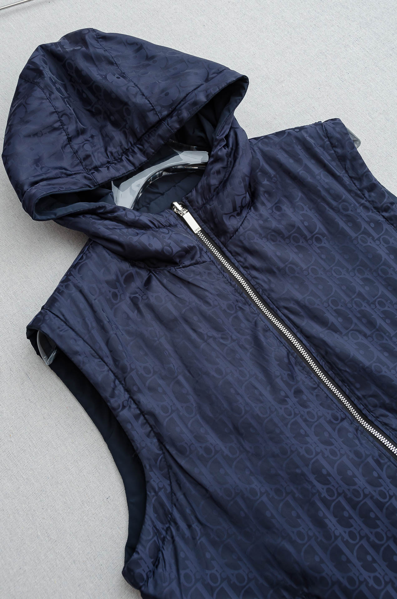 D/ior迪/奥 2025FW 【双面穿】秋冬最新连帽设计男士休闲马甲夹克外套#上身十分的舒适，质感超级