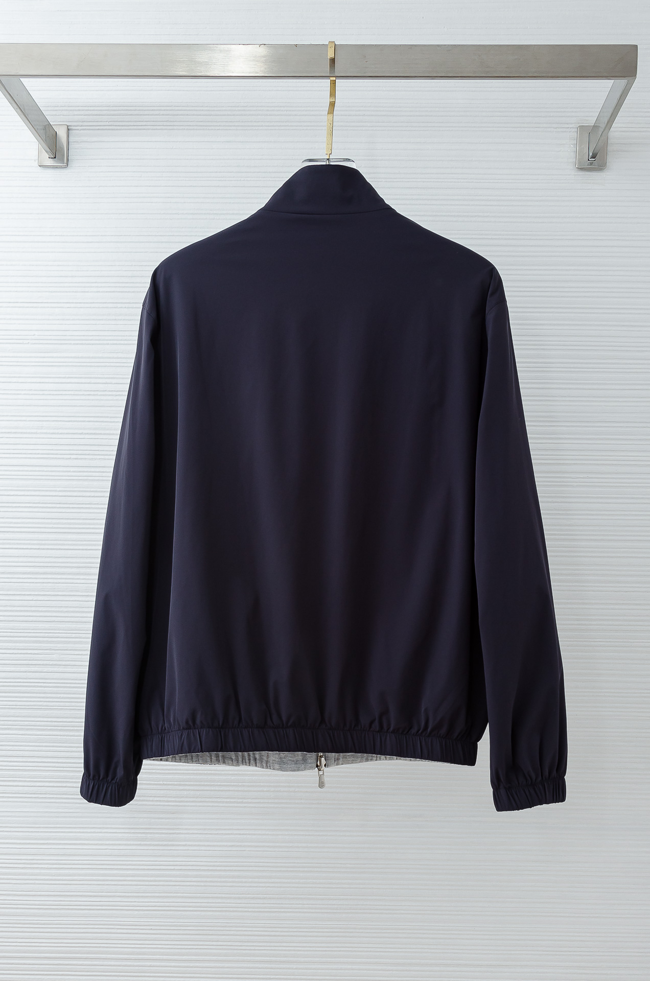 BC 双面设计A面羊毛+羊绒B面高支高密定织三防面料呈现不同质感风格！双面穿立领夹克外套#采用双面料打造