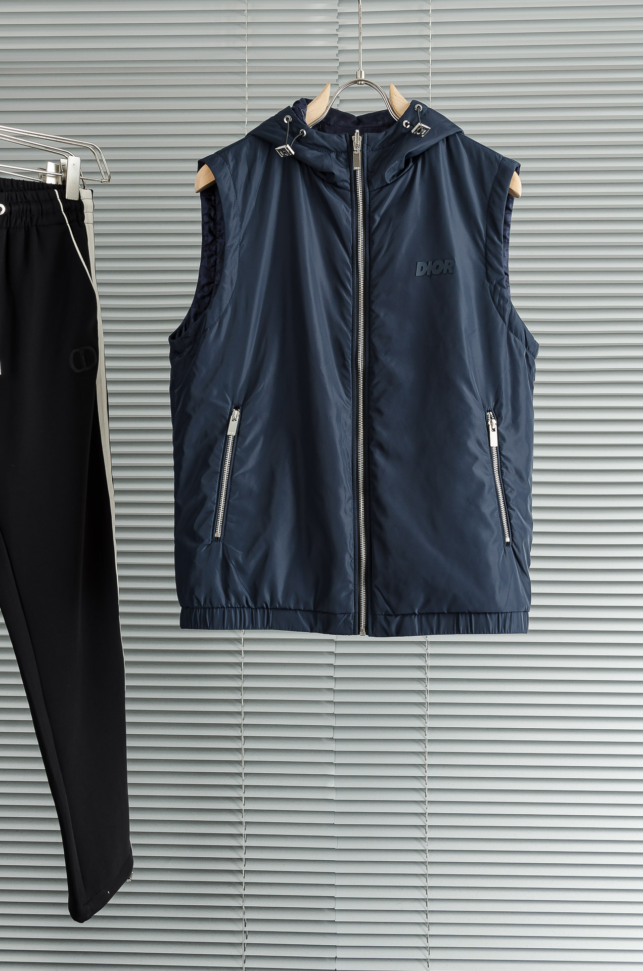 Di#or迪奥 2025FW 【双面穿】秋冬最新连帽设计男士休闲马甲夹克外套#上身十分的舒适，质感超级的