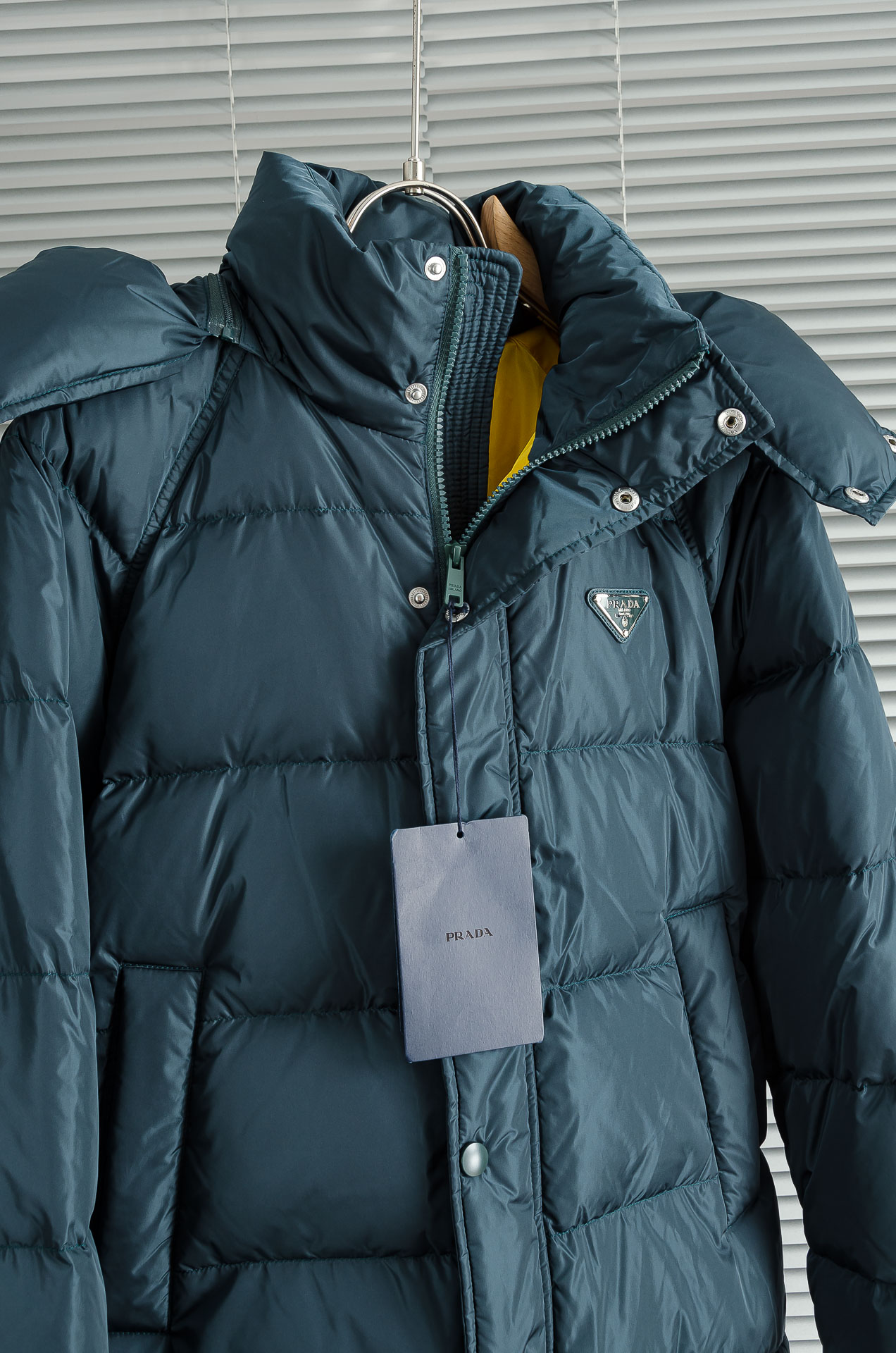 New# PRA#DA 普拉/达 5️⃣25FW防风防水面料白鹅绒填充男士都市休闲户外羽绒服外套#【连帽