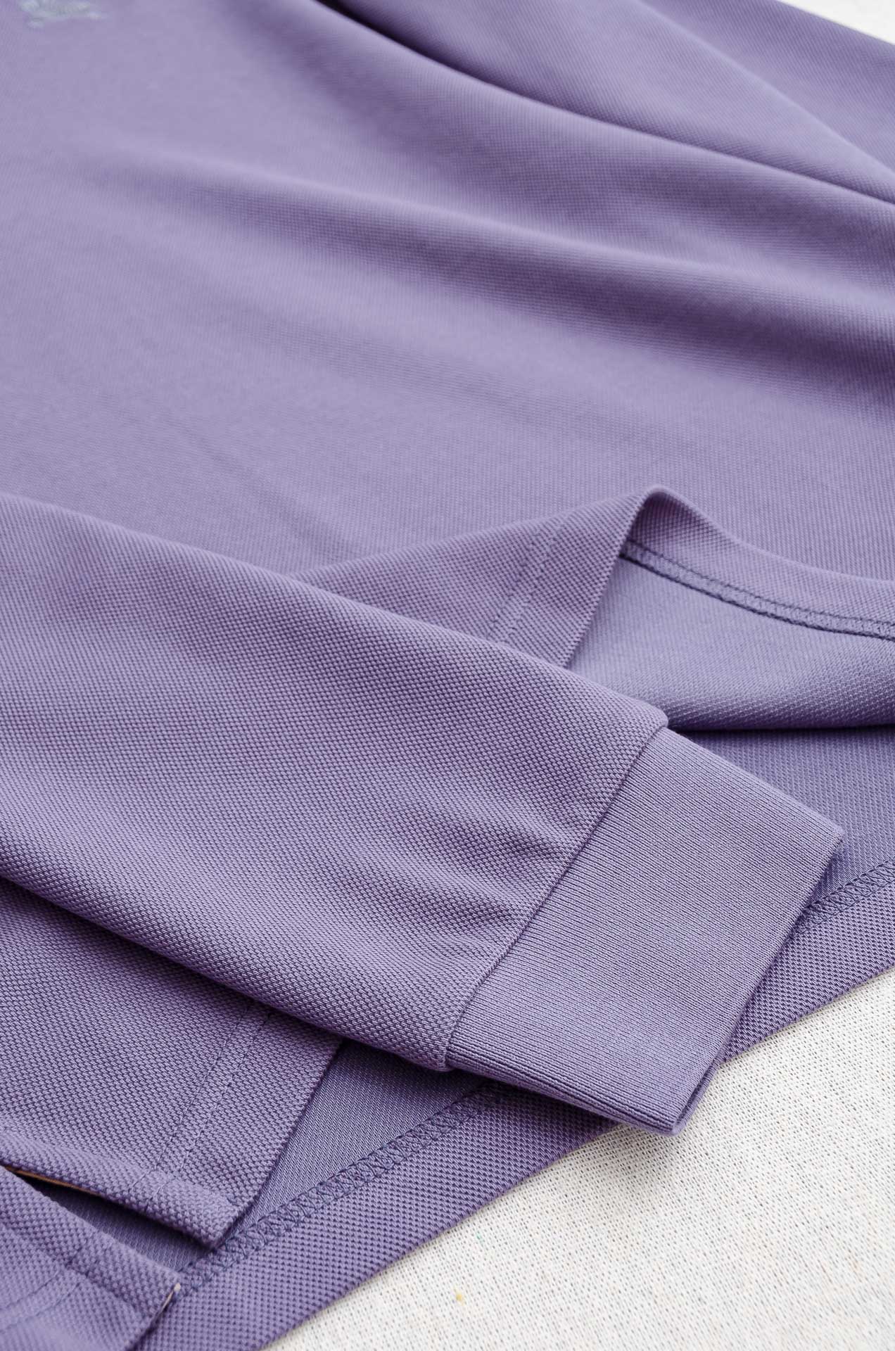 BURB#ERRY 巴宝/莉2025FW新品 轻奢男士翻领长袖T恤衫#精选客供进口100%棉采用高密度工