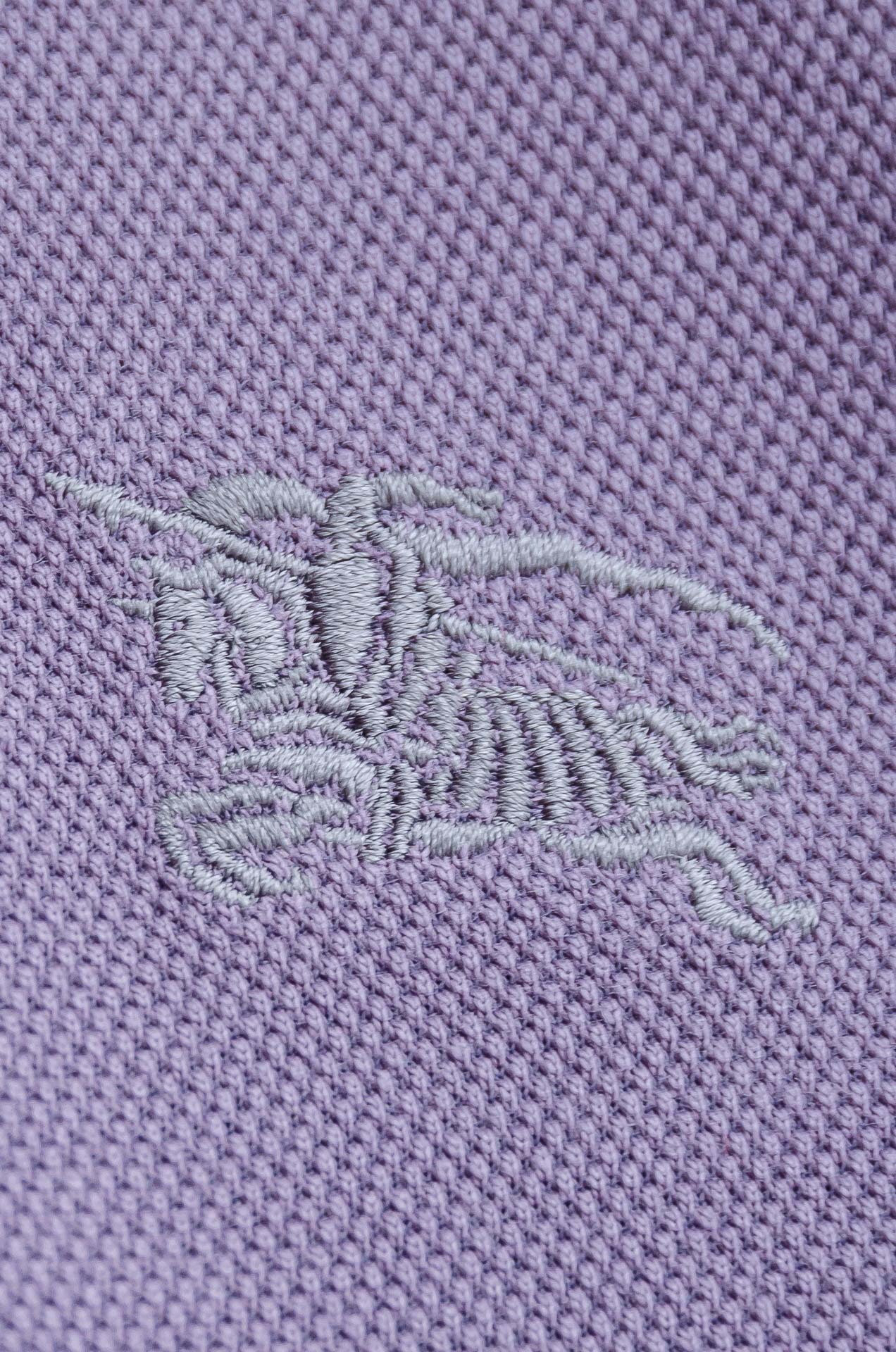 BURB#ERRY 巴宝/莉2025FW新品 轻奢男士翻领长袖T恤衫#精选客供进口100%棉采用高密度工