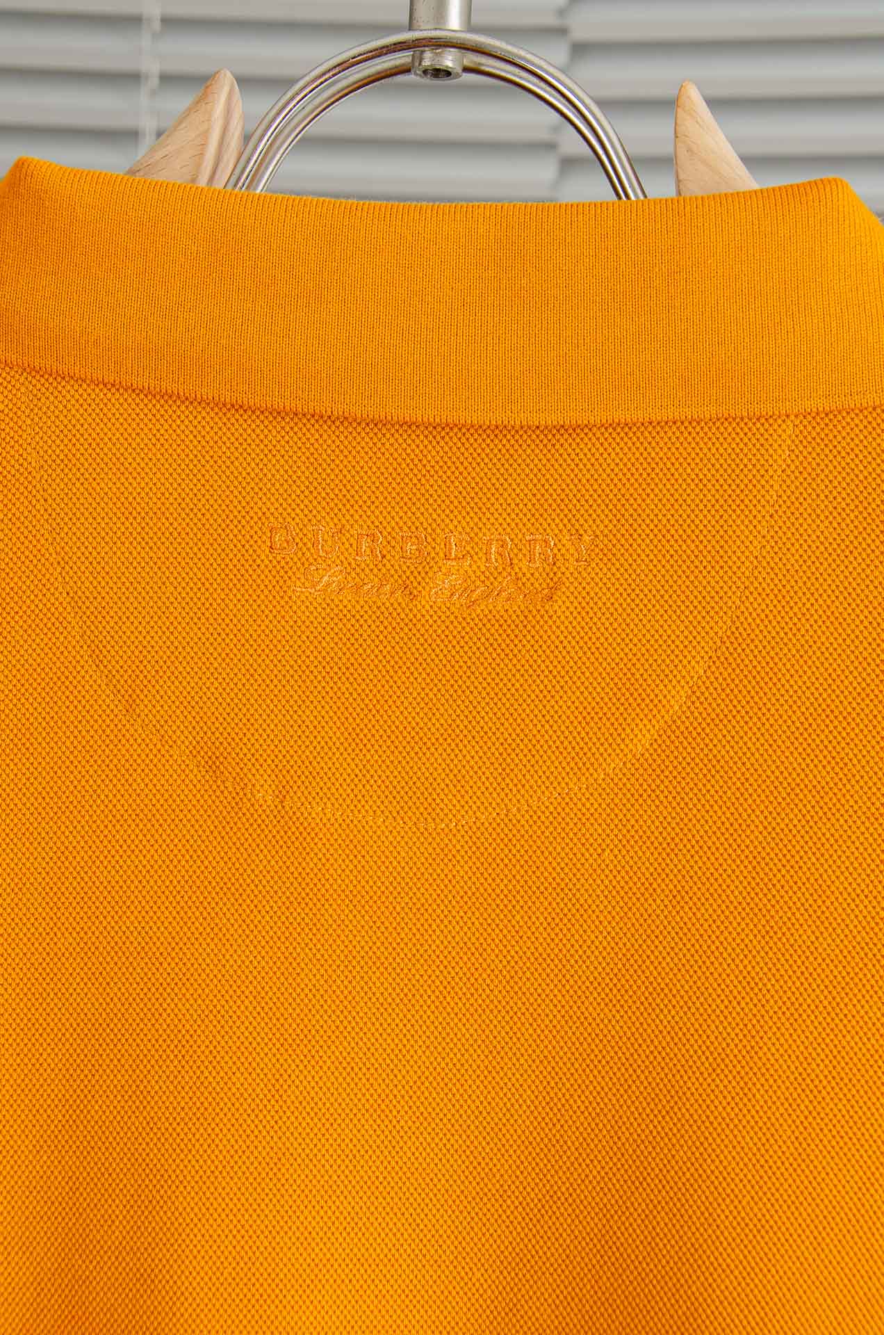 BURBE#RRY巴宝莉2026FW新品 轻奢男士翻领长袖T恤衫#精选客供进口100%棉采用高密度工艺打