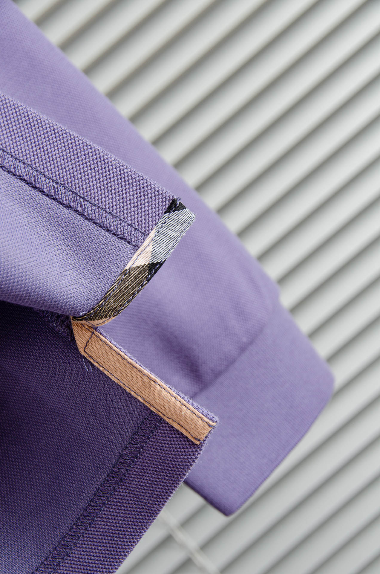 BURBE#RRY巴宝莉2026FW新品 轻奢男士翻领长袖T恤衫#精选客供进口100%棉采用高密度工艺打