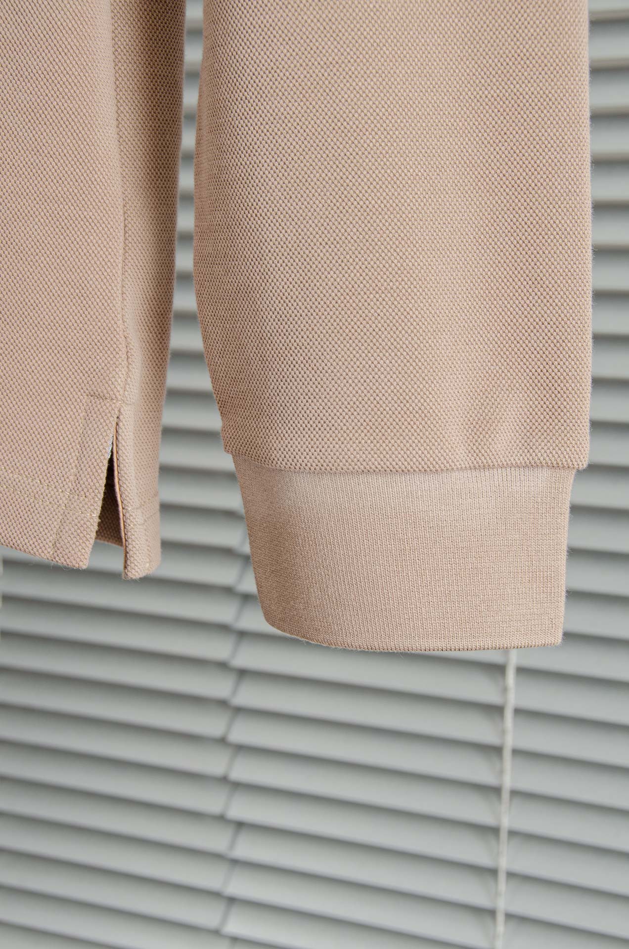 BURBE#RRY巴宝莉2026FW新品 轻奢男士翻领长袖T恤衫#精选客供进口100%棉采用高密度工艺打