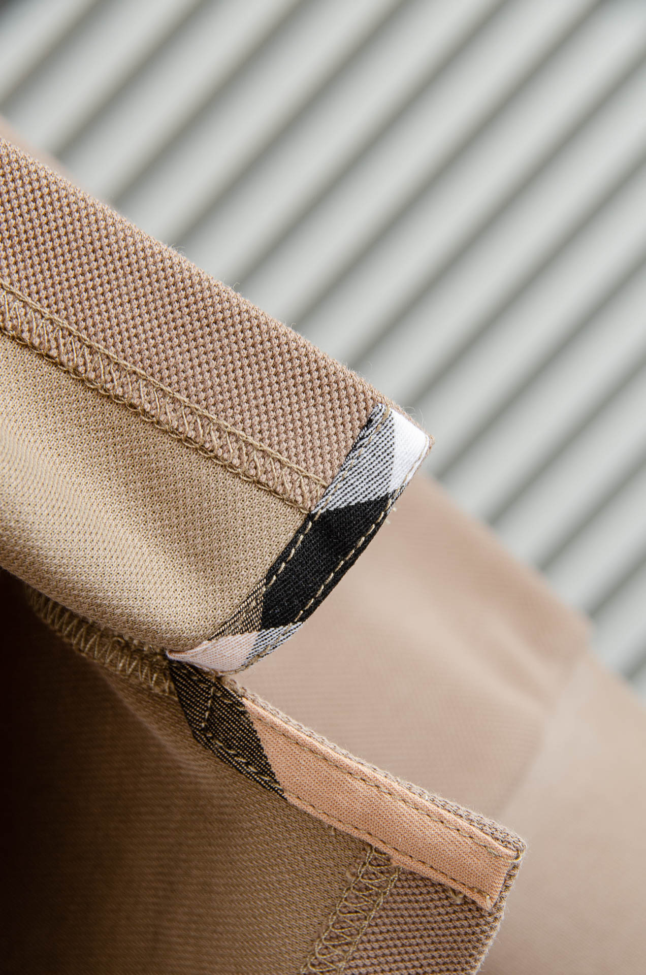 BURBE#RRY巴宝莉2026FW新品 轻奢男士翻领长袖T恤衫#精选客供进口100%棉采用高密度工艺打