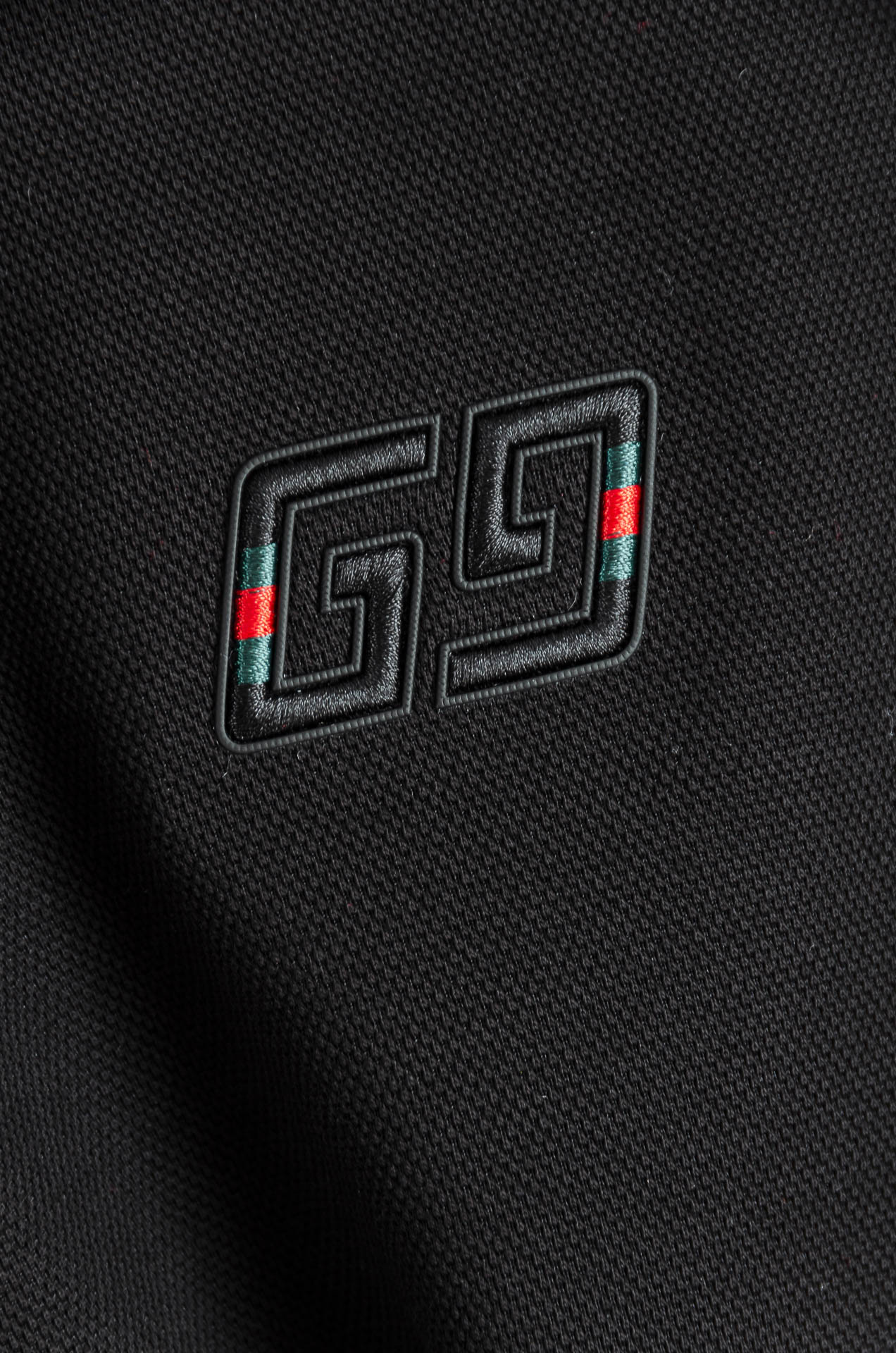 GU#CCI 2026FW新品 轻奢男士翻领长袖T恤衫#精选客供进口100%棉采用高密度工艺打造而成，手