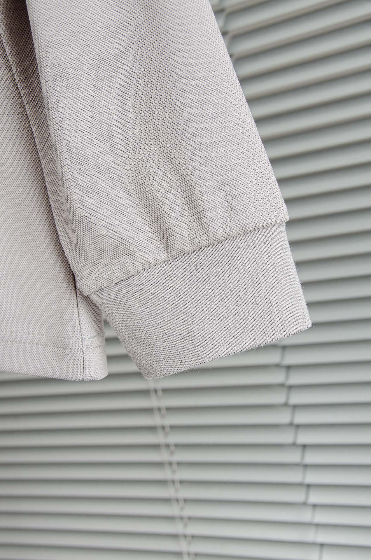 GU#CCI 2026FW新品 轻奢男士翻领长袖T恤衫#精选客供进口100%棉采用高密度工艺打造而成，手