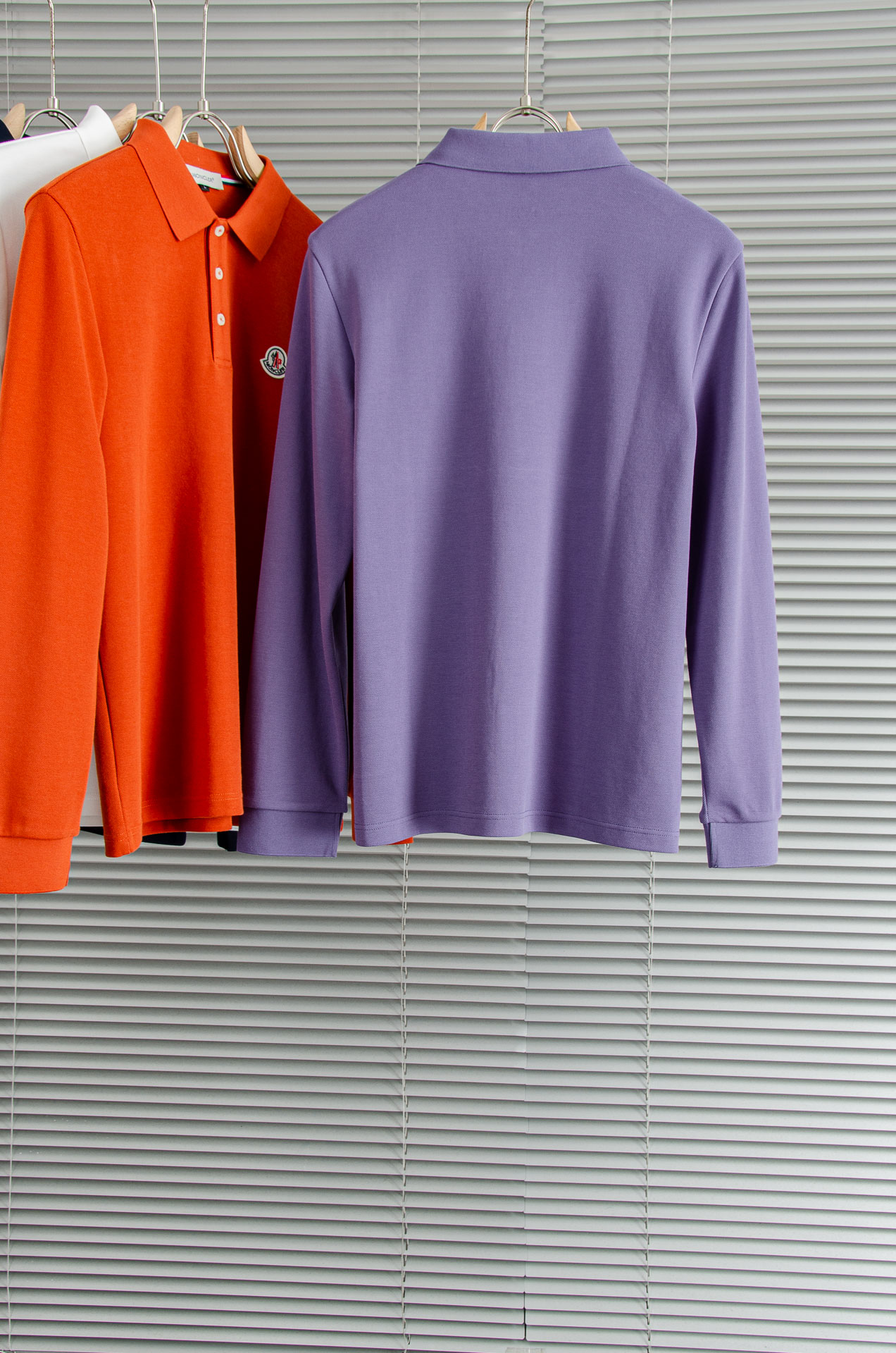 MCNC#LER 2026FW新品 轻奢男士翻领长袖T恤衫#精选客供进口100%棉采用高密度工艺打造而成