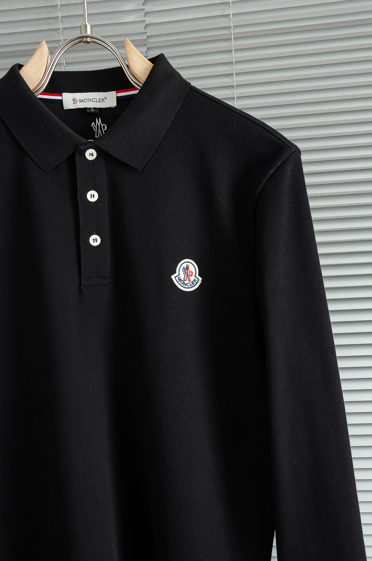 MCNC#LER 2026FW新品 轻奢男士翻领长袖T恤衫#精选客供进口100%棉采用高密度工艺打造而成