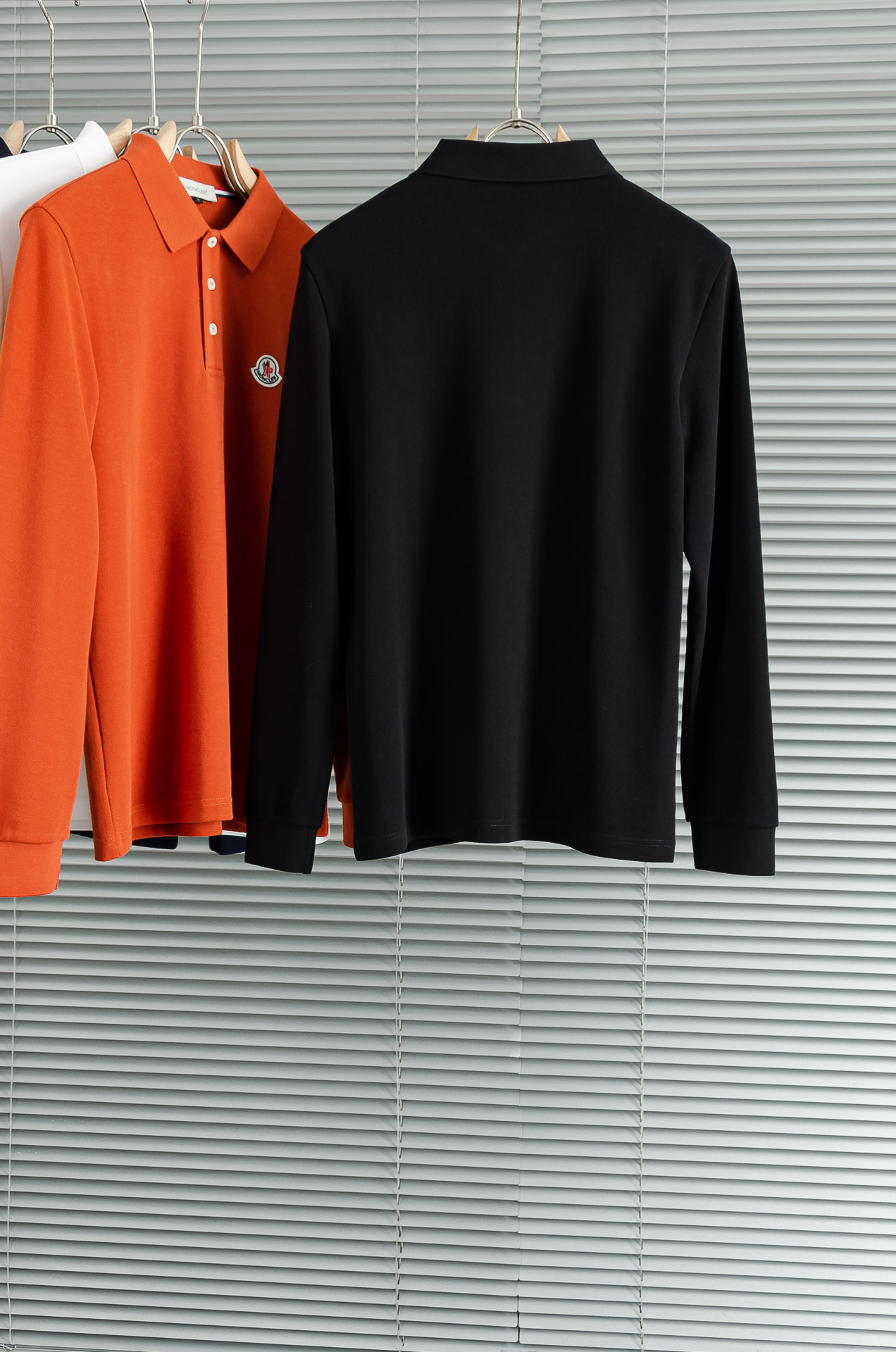 MCNC#LER 2026FW新品 轻奢男士翻领长袖T恤衫#精选客供进口100%棉采用高密度工艺打造而成