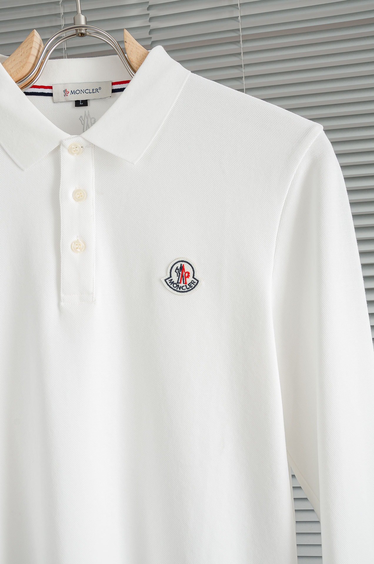 MCNC#LER 2026FW新品 轻奢男士翻领长袖T恤衫#精选客供进口100%棉采用高密度工艺打造而成