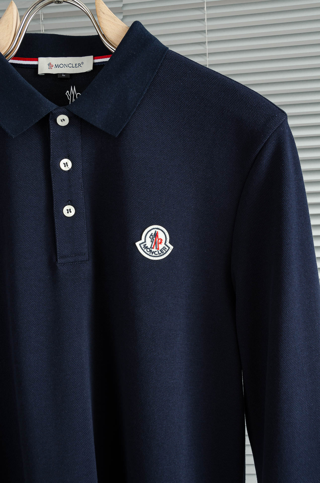 MCNC#LER 2026FW新品 轻奢男士翻领长袖T恤衫#精选客供进口100%棉采用高密度工艺打造而成