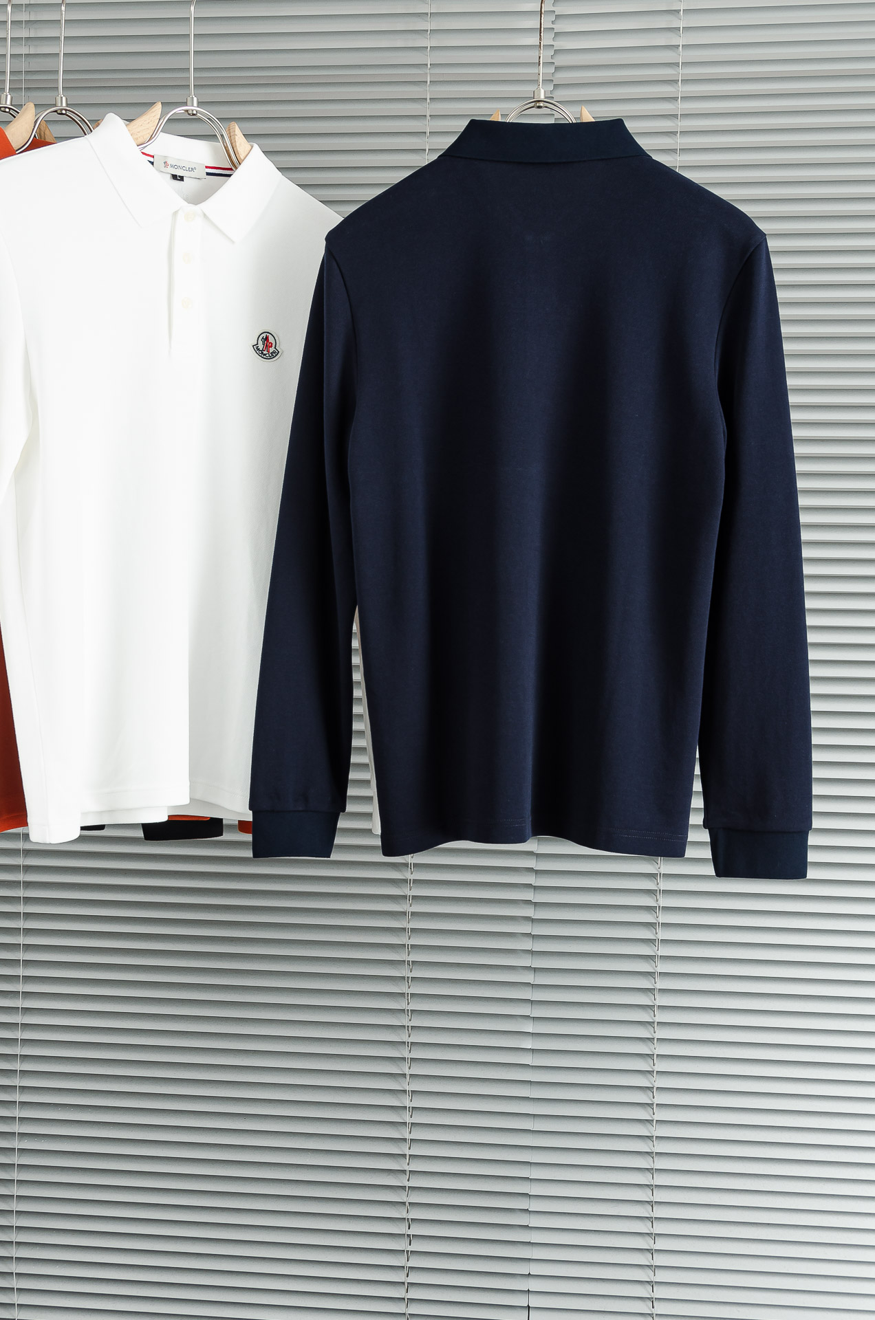 MCNC#LER 2026FW新品 轻奢男士翻领长袖T恤衫#精选客供进口100%棉采用高密度工艺打造而成