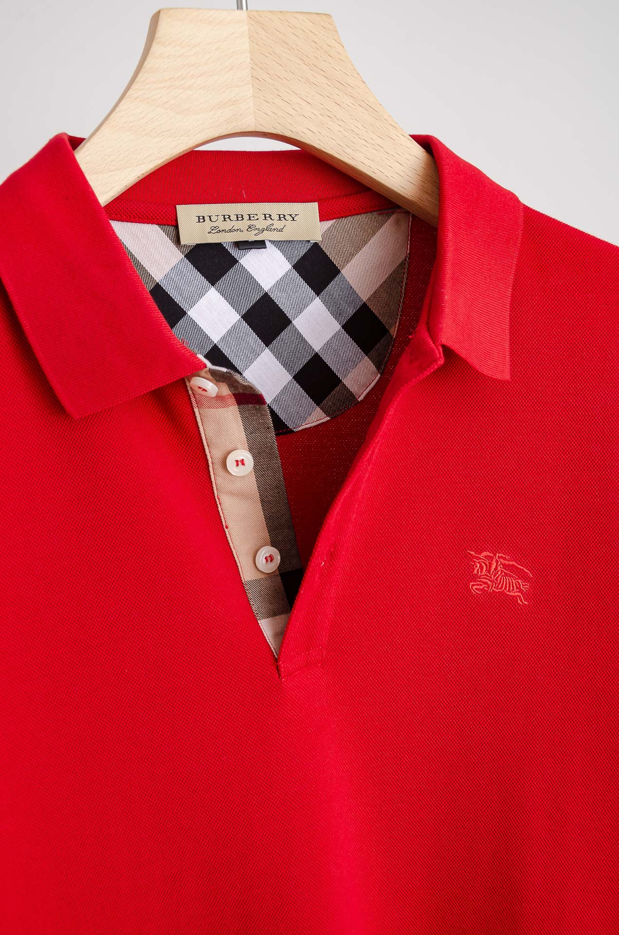 ☀️☀️BURBER*RY巴/宝莉26FW新品 轻奢男士翻领长袖T恤衫#精选客供进口100%棉采用高密度