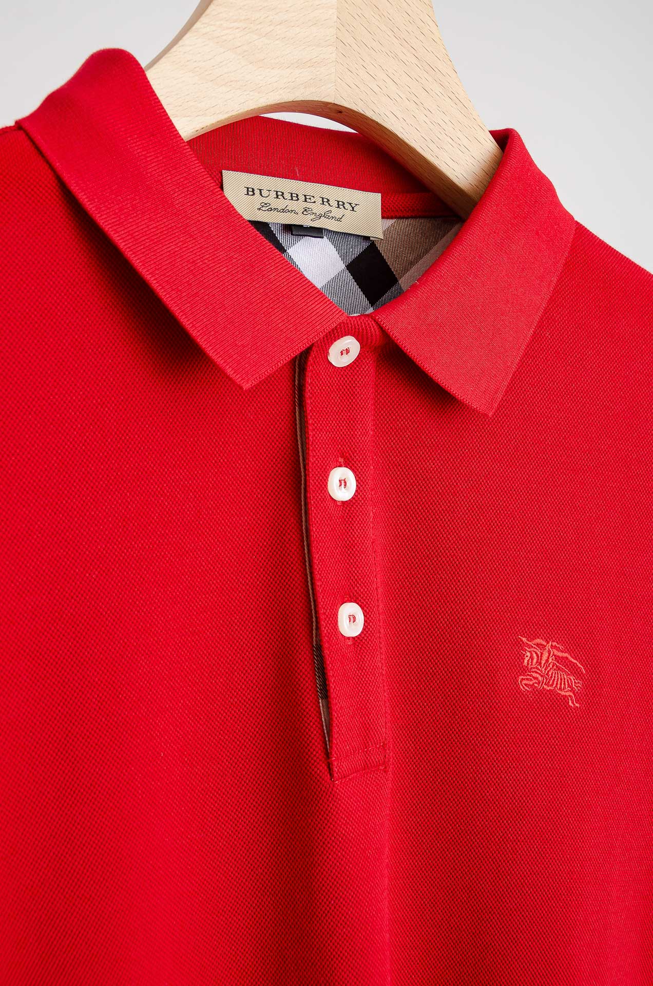 ☀️☀️BURBER*RY巴/宝莉26FW新品 轻奢男士翻领长袖T恤衫#精选客供进口100%棉采用高密度