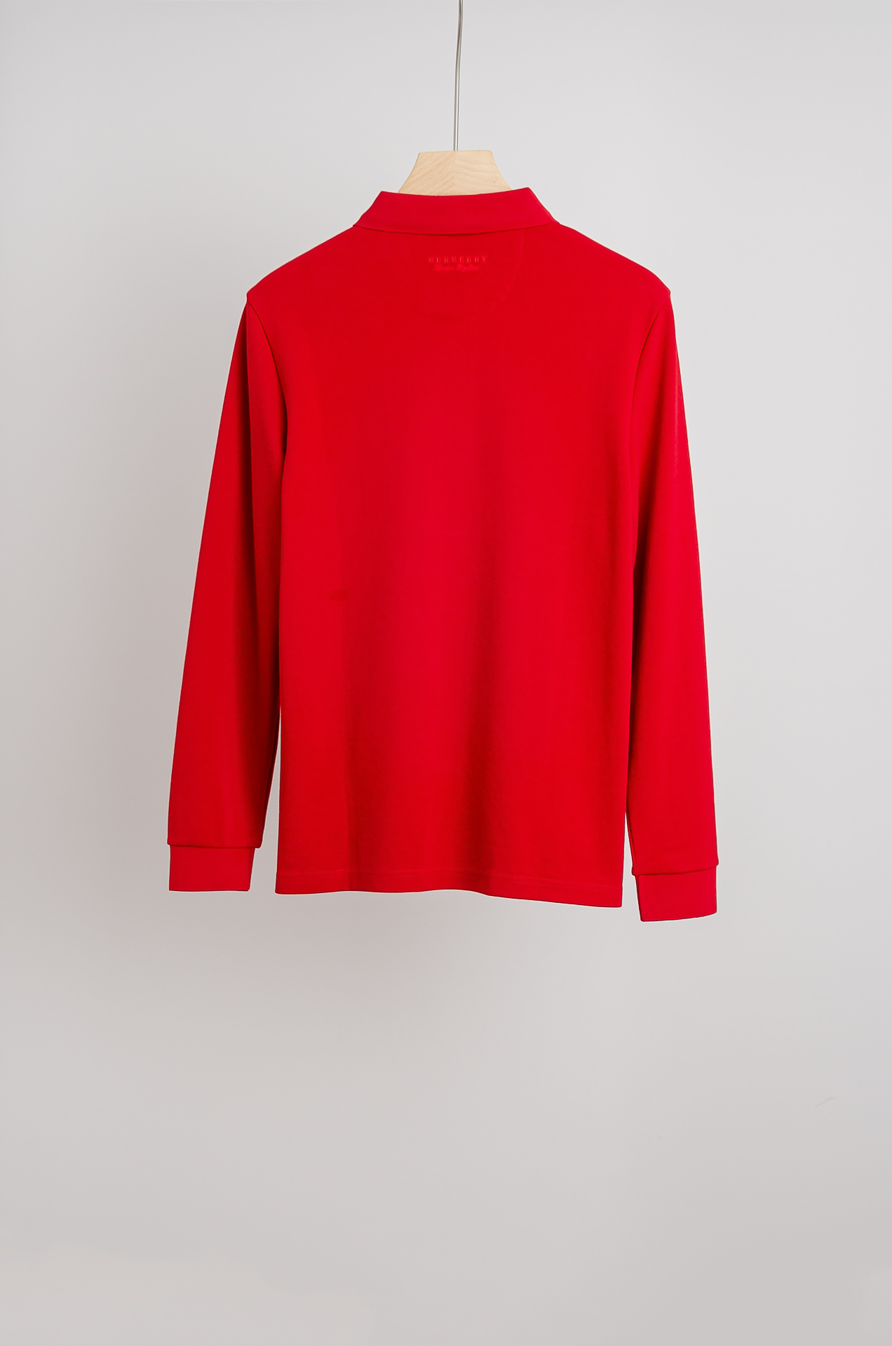 ☀️☀️BURBER*RY巴/宝莉26FW新品 轻奢男士翻领长袖T恤衫#精选客供进口100%棉采用高密度