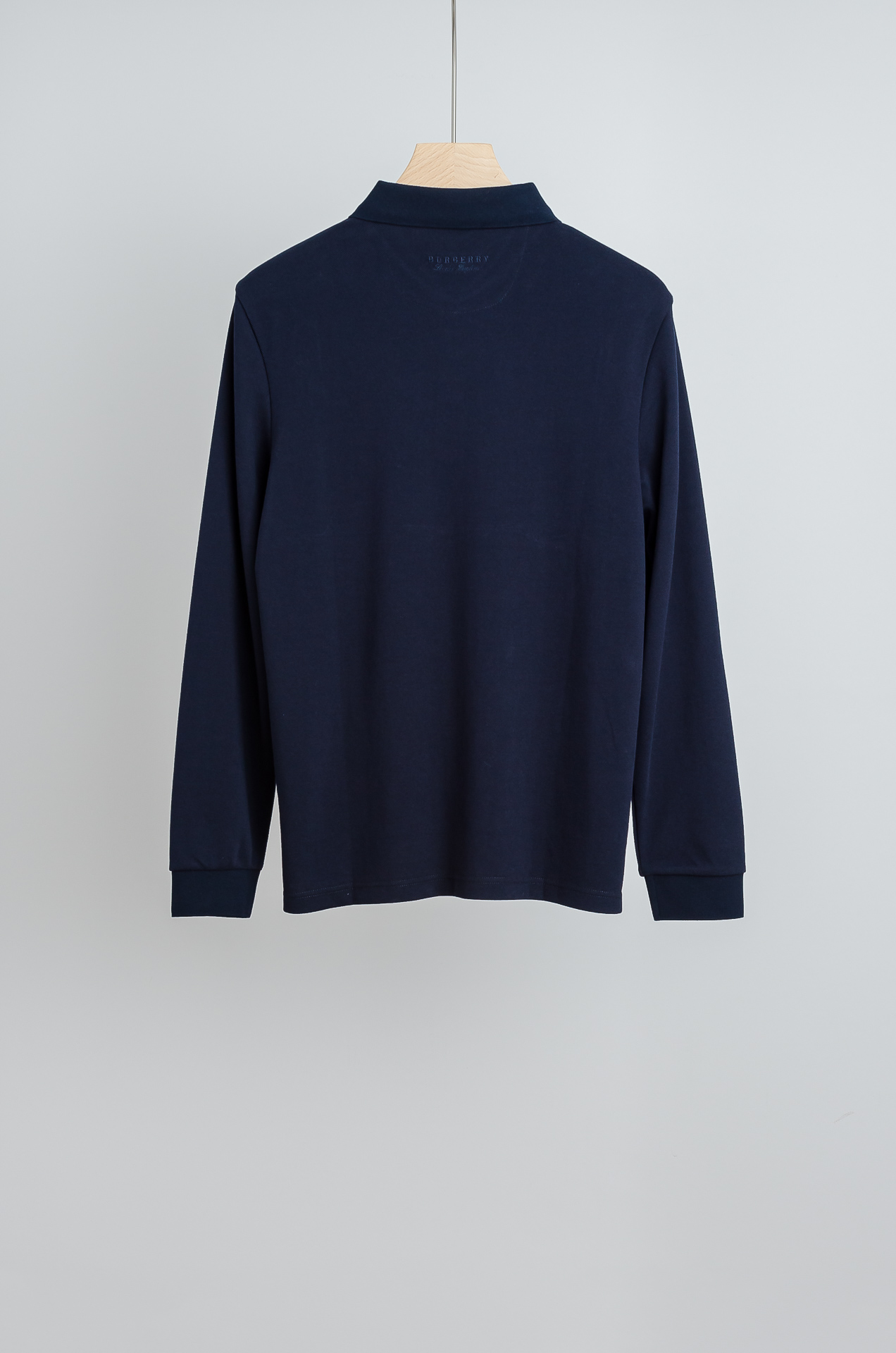 ☀️☀️BURBER*RY巴/宝莉26FW新品 轻奢男士翻领长袖T恤衫#精选客供进口100%棉采用高密度