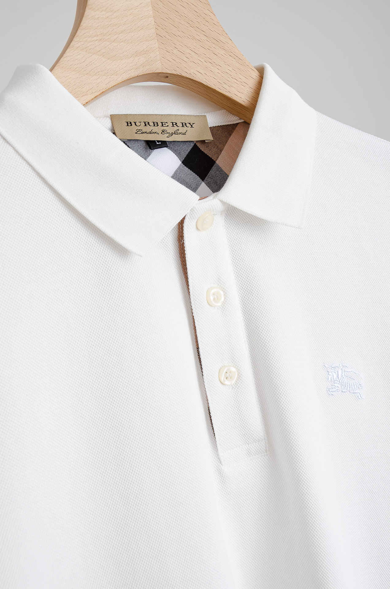 ☀️☀️BURBER*RY巴/宝莉26FW新品 轻奢男士翻领长袖T恤衫#精选客供进口100%棉采用高密度