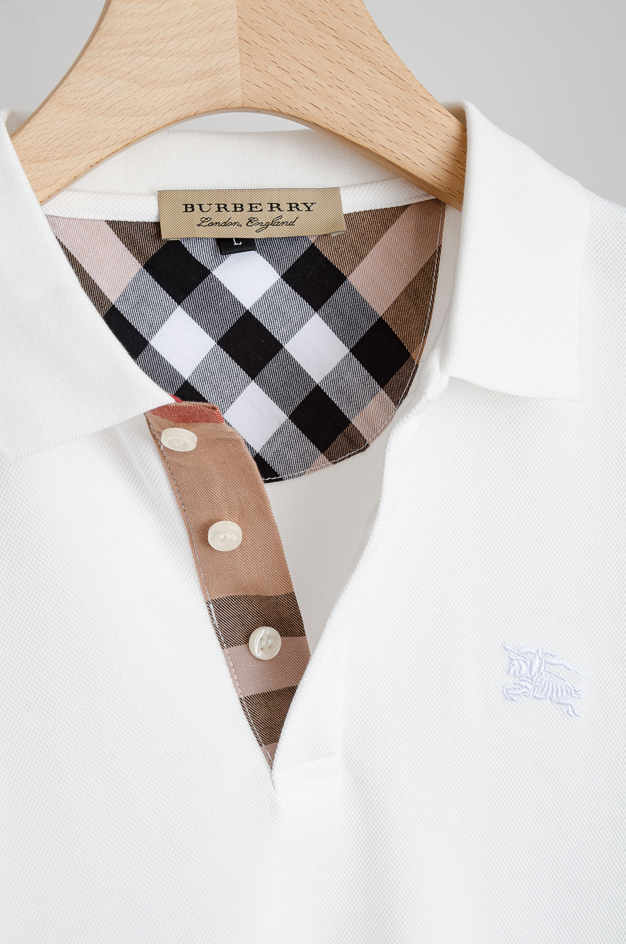 ☀️☀️BURBER*RY巴/宝莉26FW新品 轻奢男士翻领长袖T恤衫#精选客供进口100%棉采用高密度