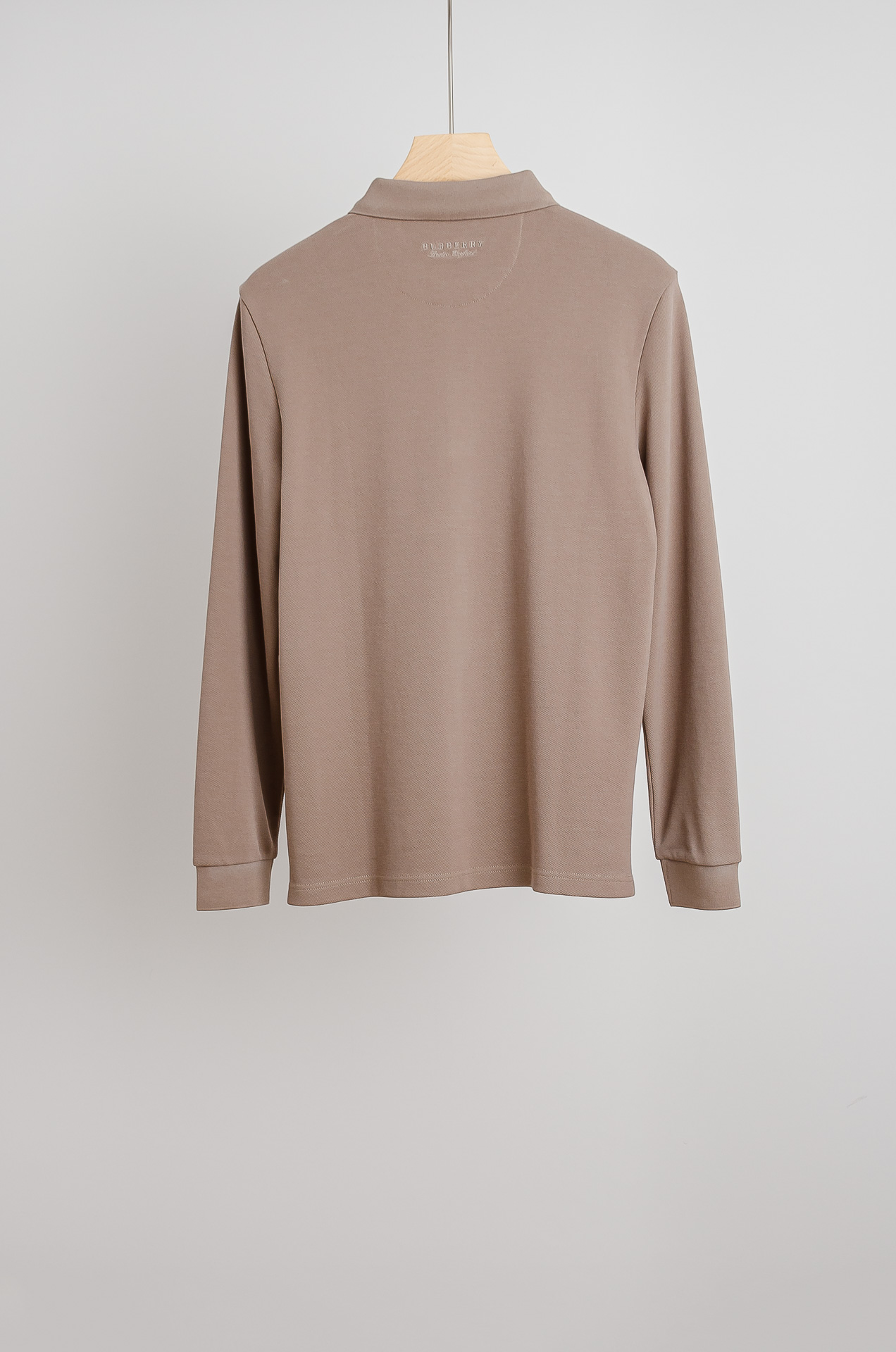 ☀️☀️BURBER*RY巴/宝莉26FW新品 轻奢男士翻领长袖T恤衫#精选客供进口100%棉采用高密度