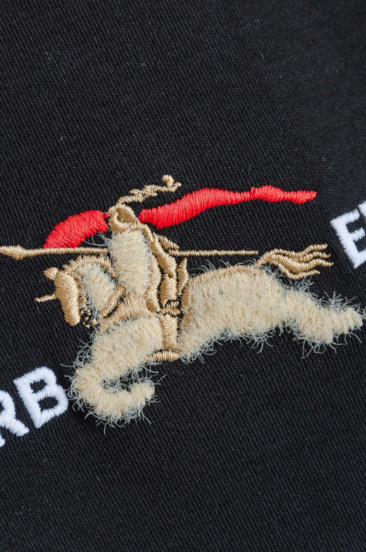 ☀️☀️ BBR 巴宝莉26FW秋冬新款 立体刺绣男士长袖T恤衫#把重心都放在了面料上，表面清晰可见的细