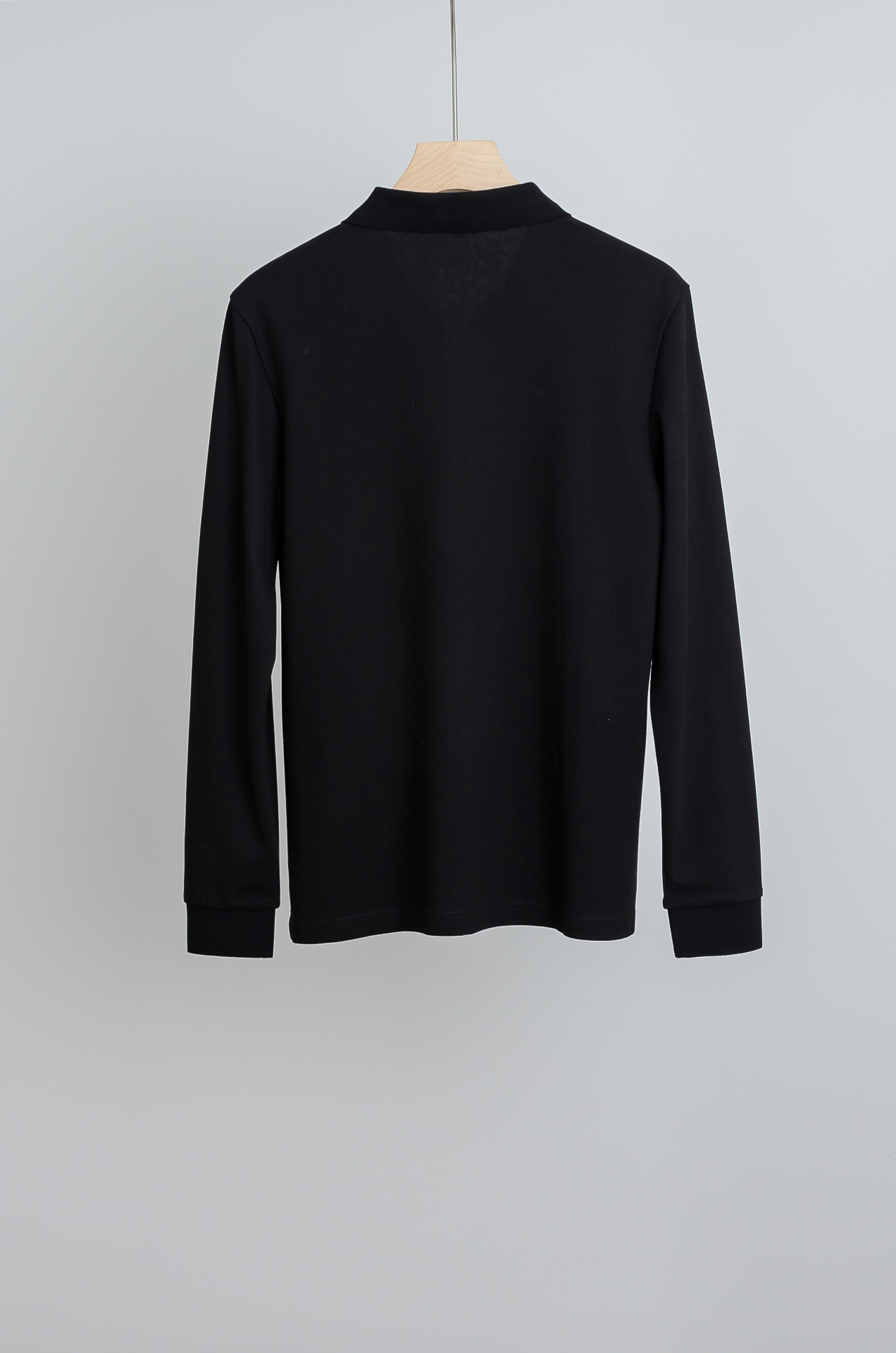 ☀️☀️ BURB*ERRY 巴宝/莉2025FW新品 轻奢男士翻领长袖T恤衫#精选客供进口100%棉采