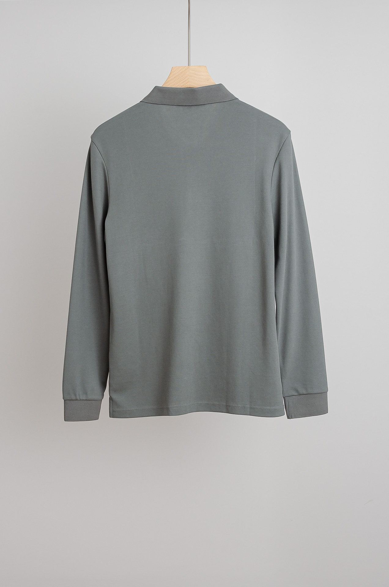 ☀️☀️ BURB*ERRY 巴宝/莉2025FW新品 轻奢男士翻领长袖T恤衫#精选客供进口100%棉采