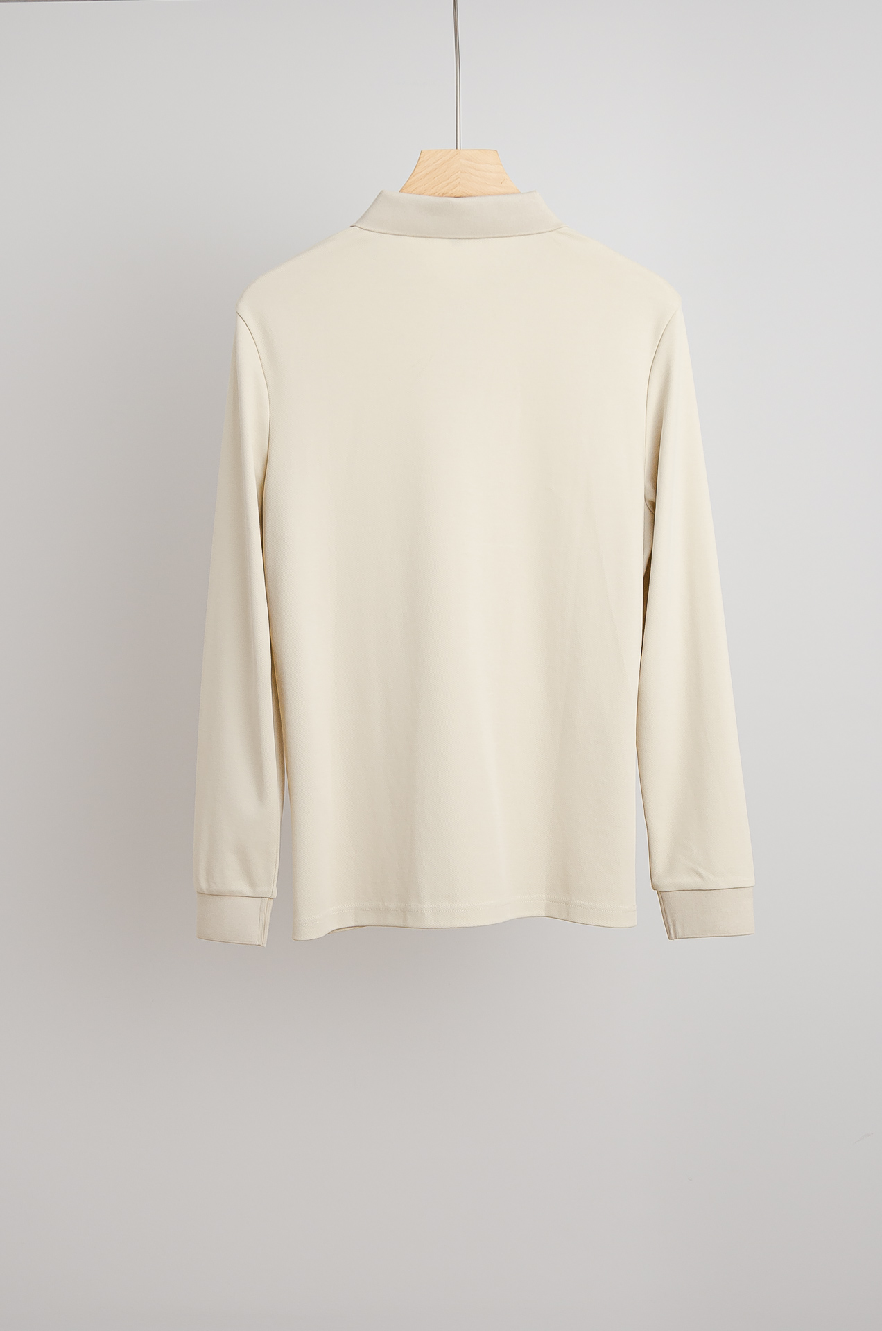 ☀️☀️ BURB*ERRY 巴宝/莉2025FW新品 轻奢男士翻领长袖T恤衫#精选客供进口100%棉采