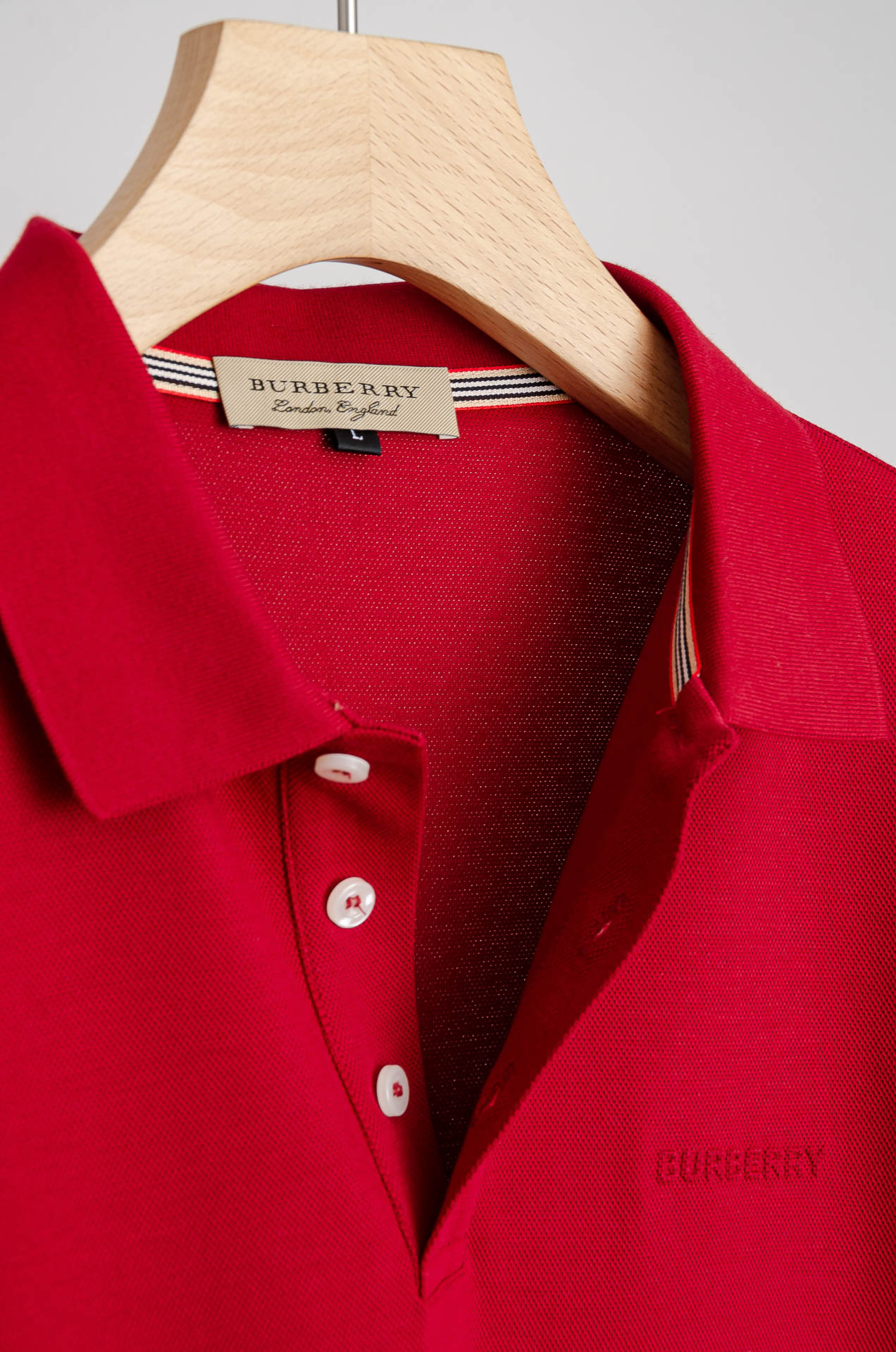 ☀️☀️ BURB*ERRY 巴宝/莉2025FW新品 轻奢男士翻领长袖T恤衫#精选客供进口100%棉采